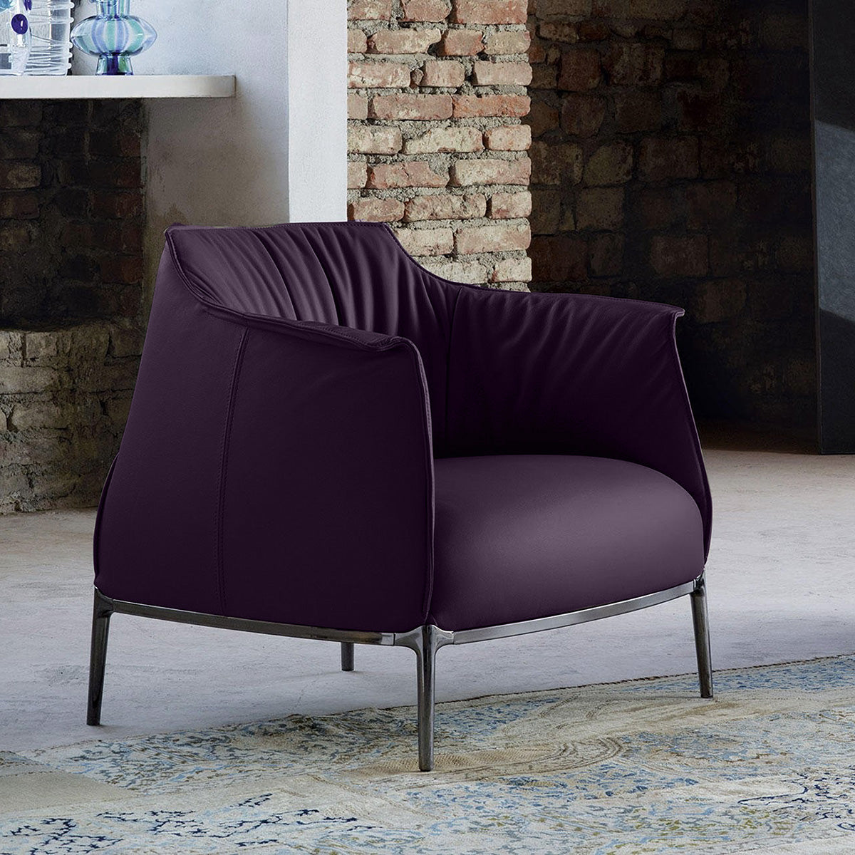 Poltrona Frau Armchair Archibald Lounge Chair