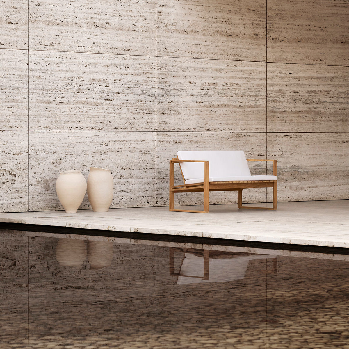 Mobile / BK12 Lounge Sofa, designed by Bodil Kjaer for Carl Hansen and Son
