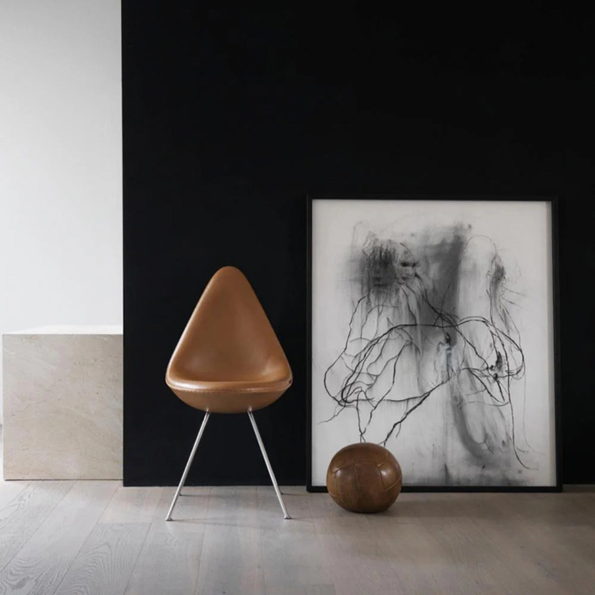 Mobile / Drop Chair, designed by Arne Jacobsen