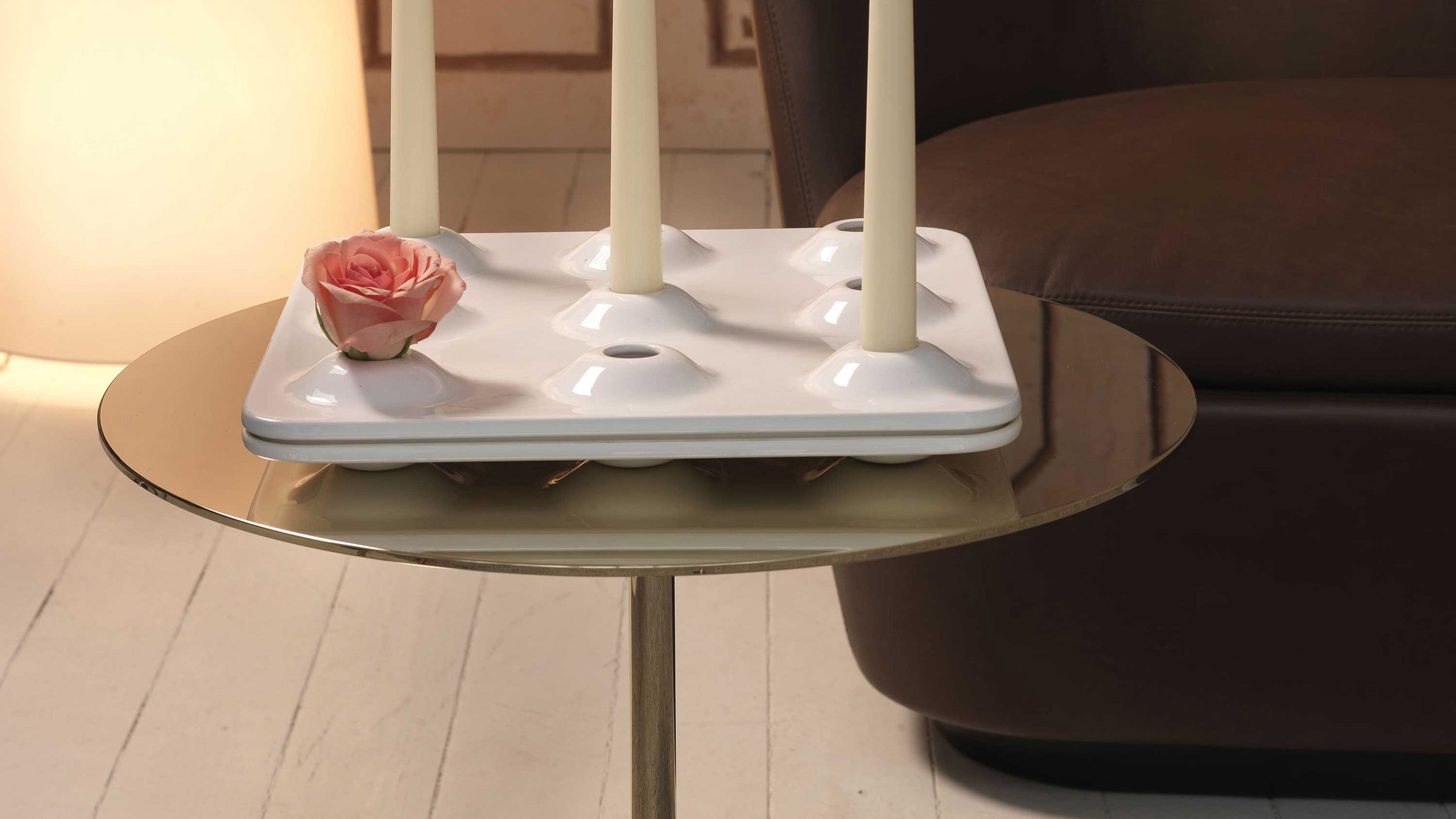Desktop / Gong Lux Side Table, designed by Giulio Cappellini for Cappellini