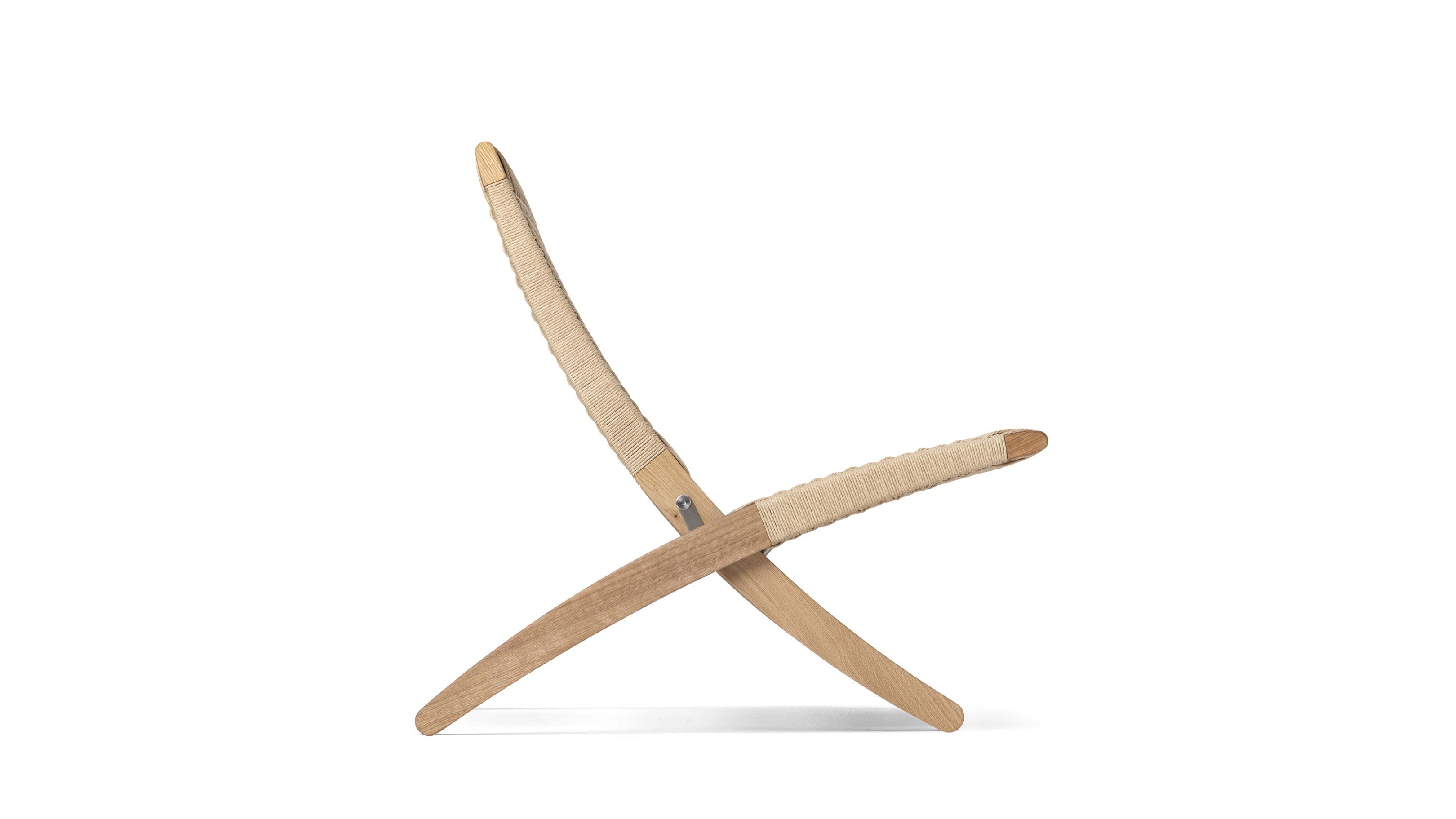Oak Oil -Natural Paper Cord / Desktop / MG501 Cuba Chair, designed by Morten Gottler for Carl Hansen