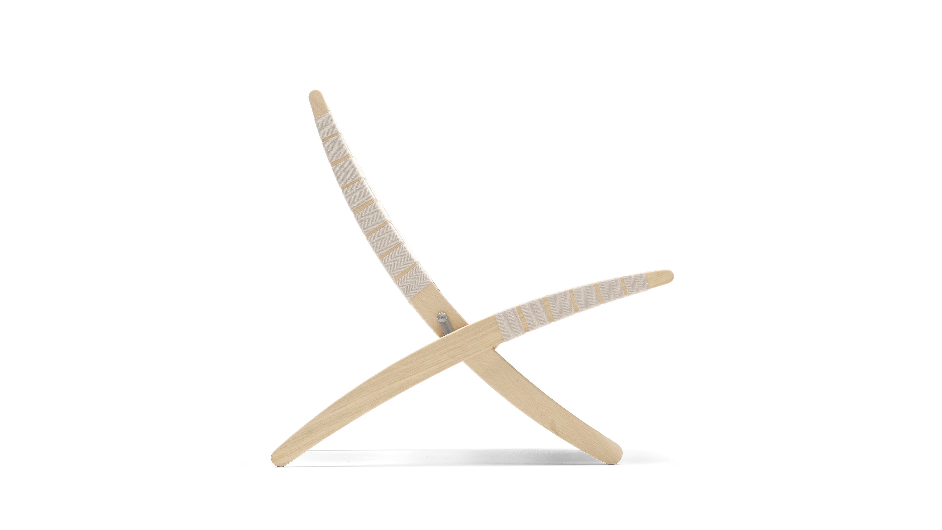 Oak Soap - Natural Webbing / Desktop / MG501 Cuba Chair, designed by Morten Gottler for Carl Hansen