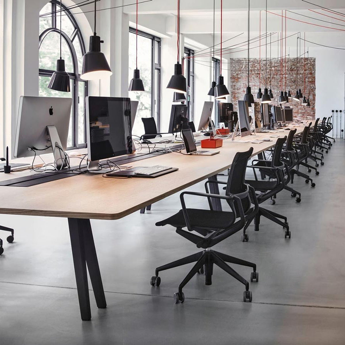 Mobile / Physix Office Chair in Deep Black, designed by Alberto Meda for Vitra