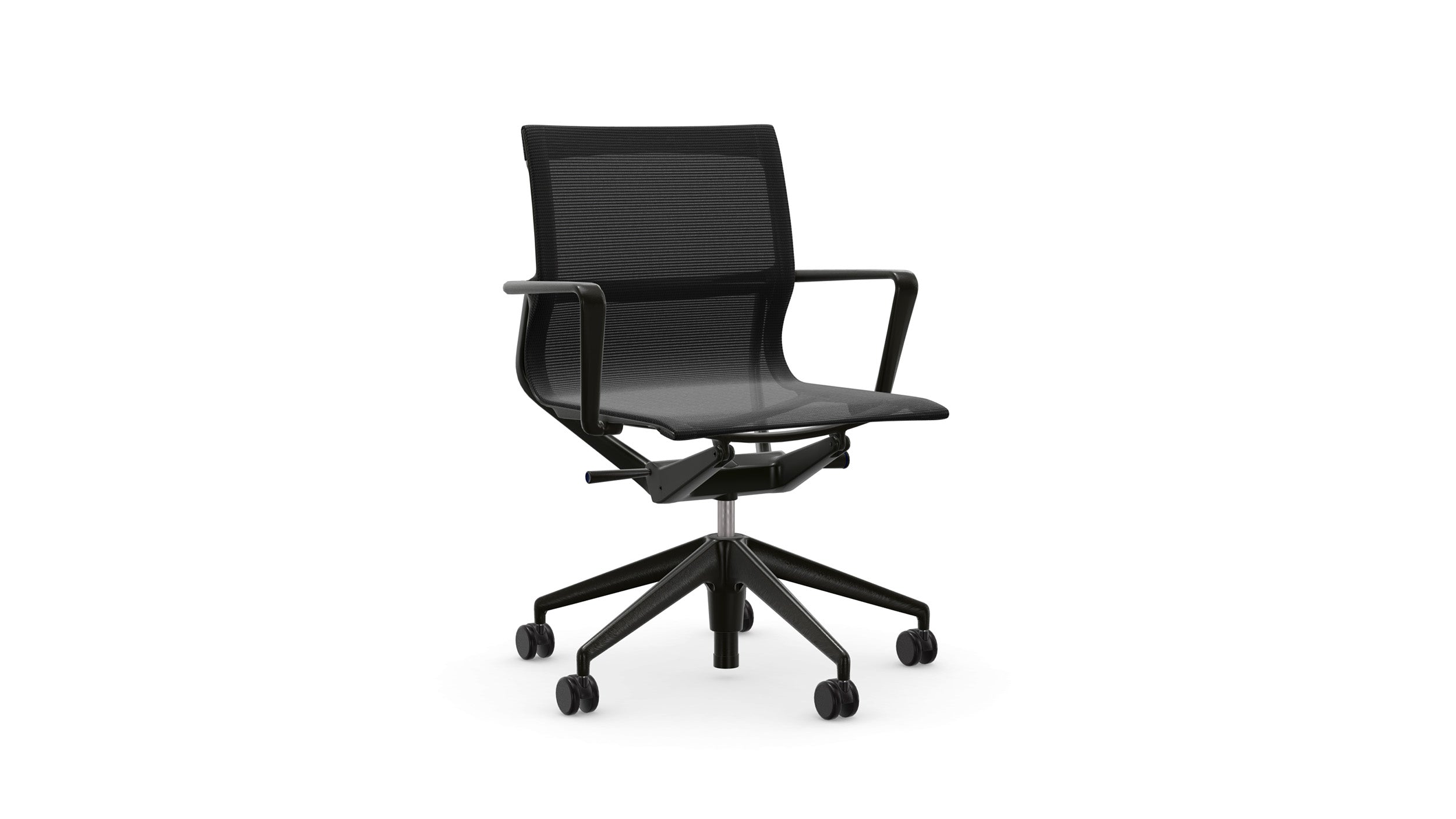 Desktop / Physix Office Chair in Deep Black, designed by Alberto Meda for Vitra