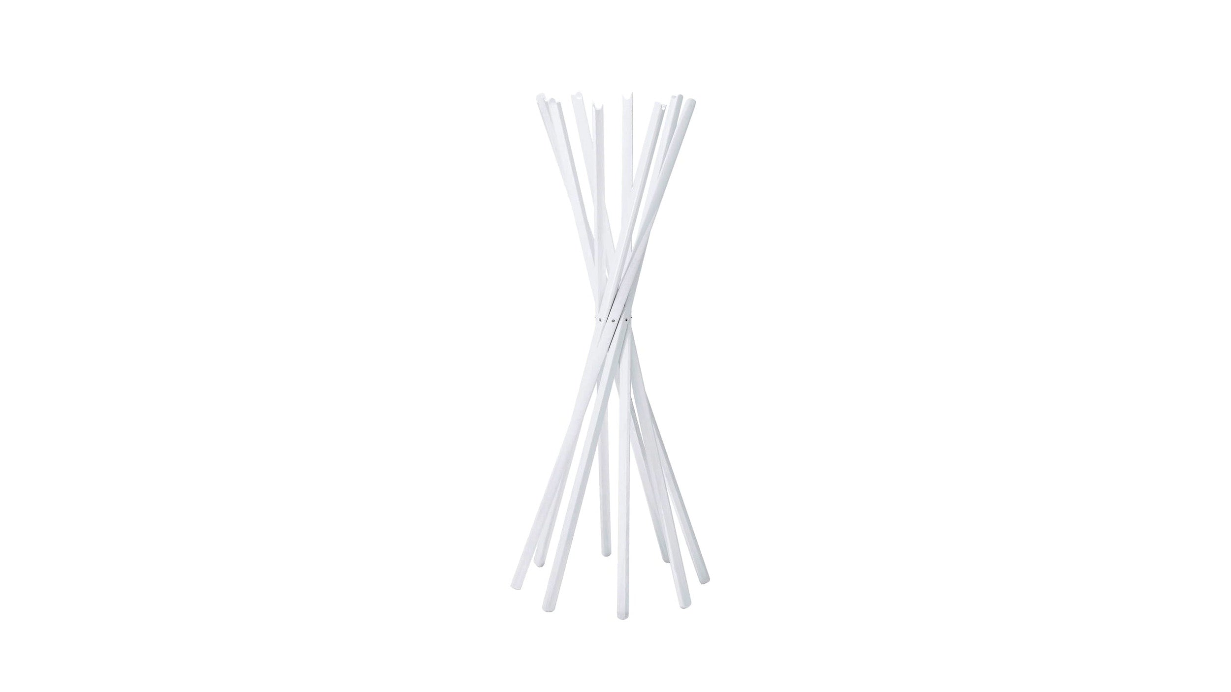 White / Desktop / Sciangai Folding Coat Rack, designed by De Pas, D’Urbino, and Lomazzi for Zanotta