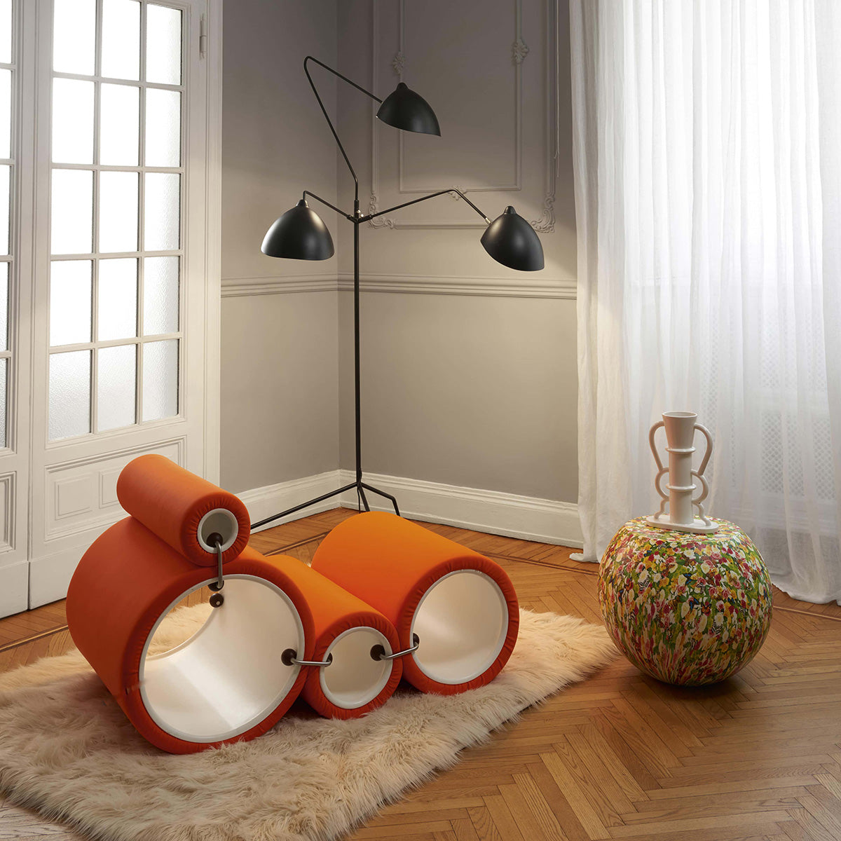 Mobile / Tube Chair, designed by Joe Colombo made by Cappellini