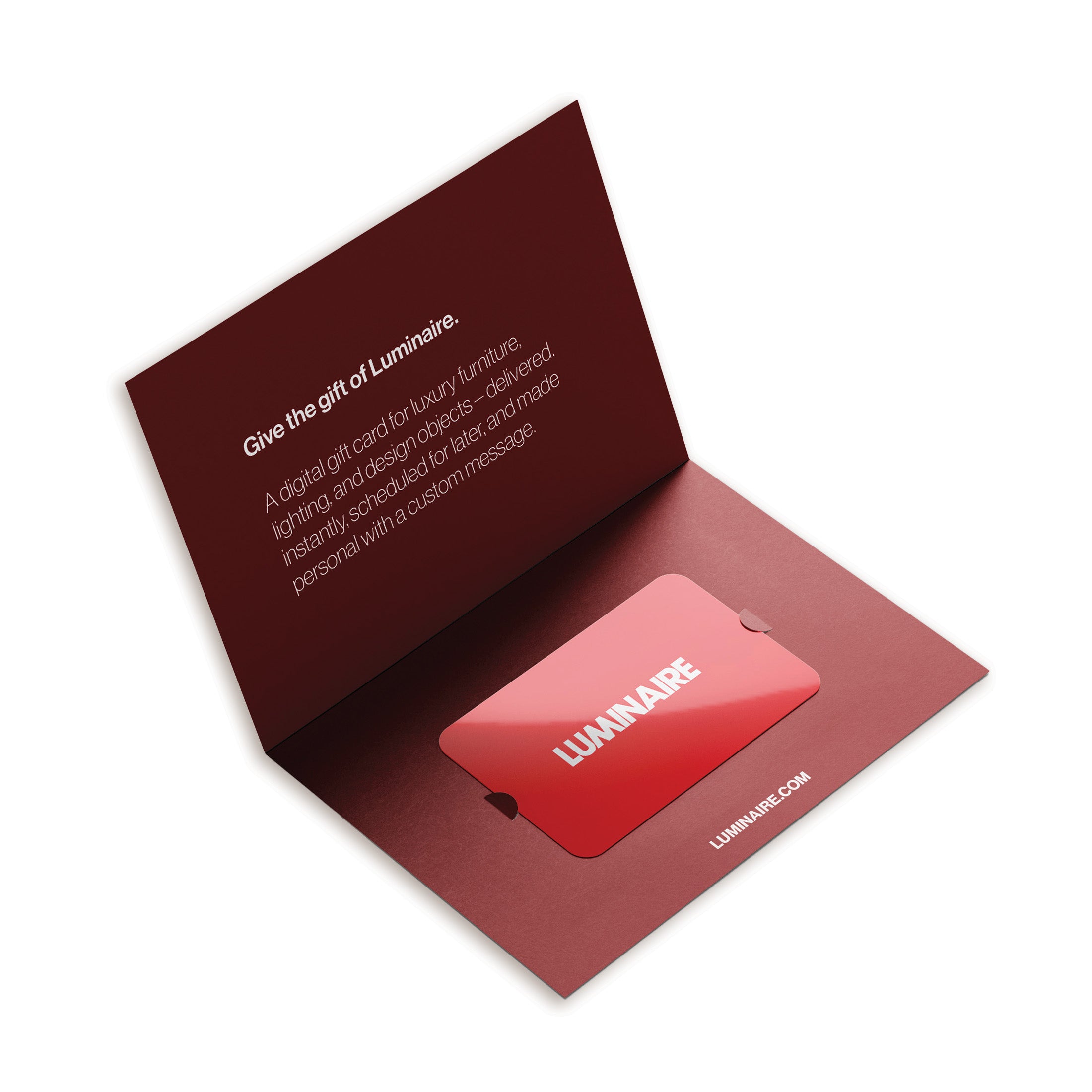 Luminaire Gift Card