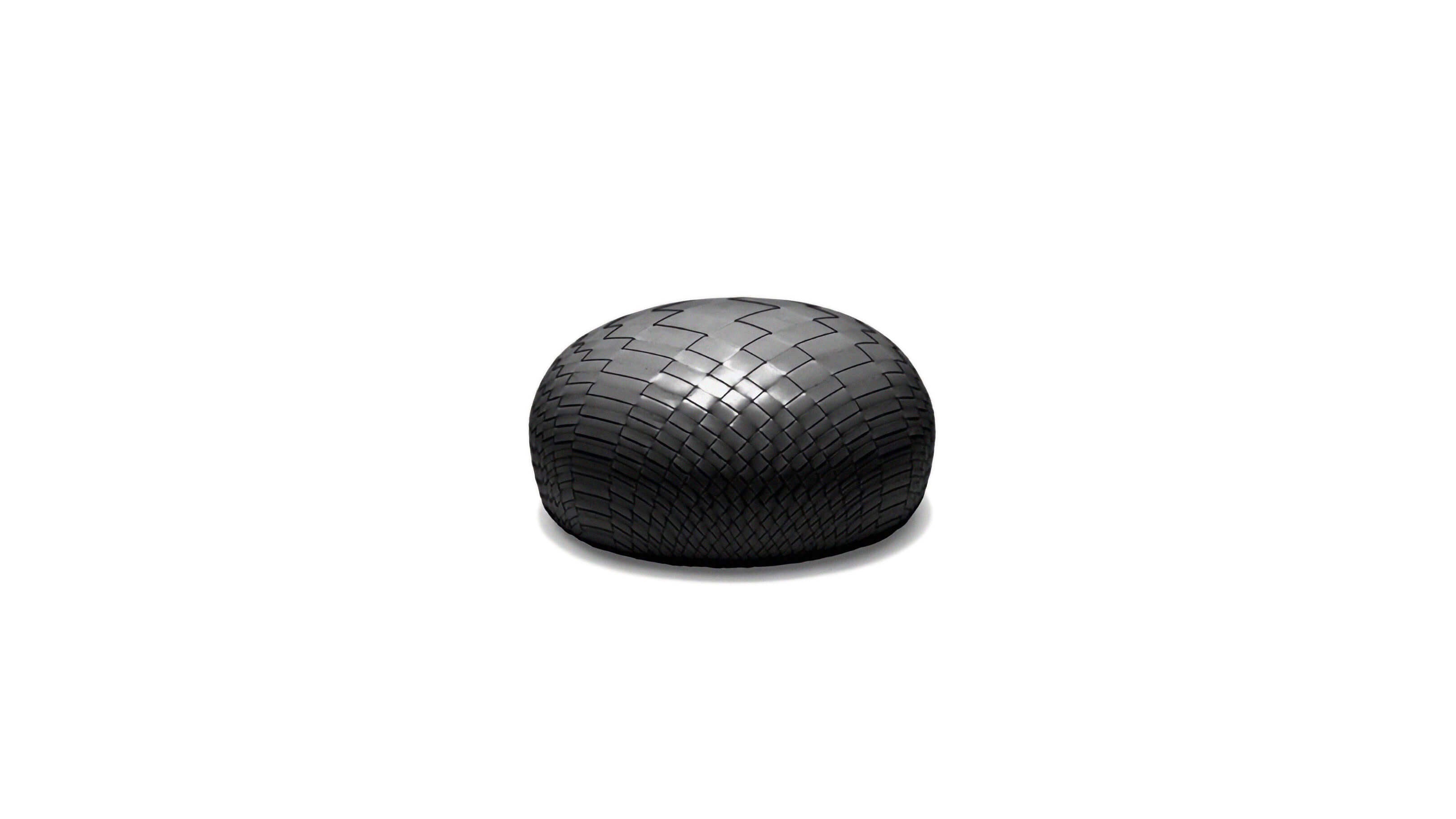 Small / Black / Desktop / BlackMenu / Dew Pouf, designed by Nendo