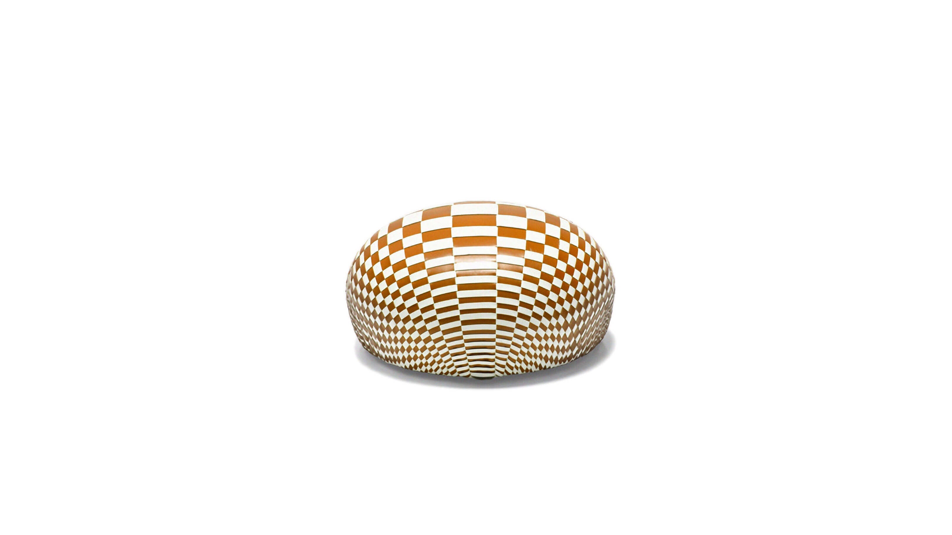 Small / Lacquer & Bone White / Desktop / BlackMenu / Dew Pouf, designed by Nendo