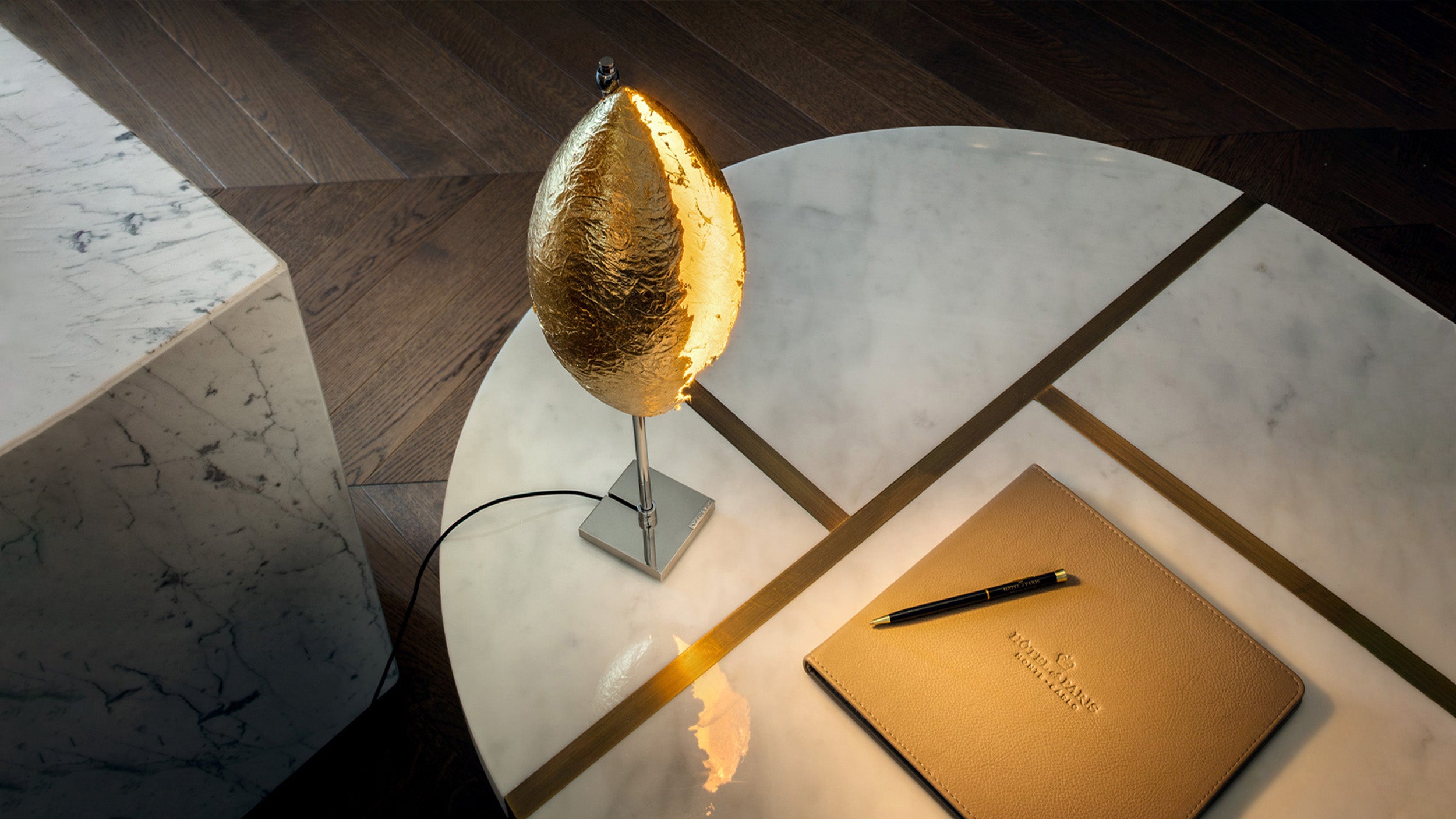Desktop / Malagolina Table Lamp, by Catellani & Smith