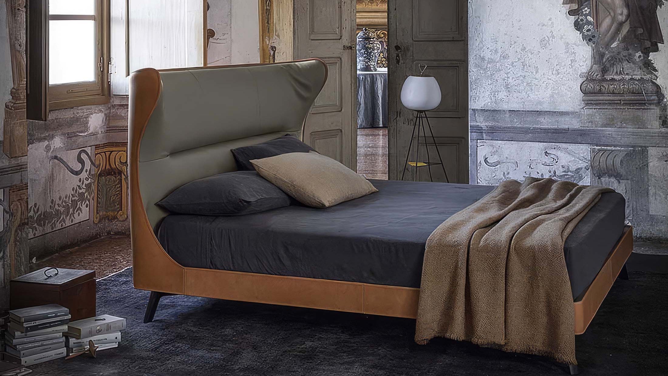 Poltrona Frau Bed Mamy Blue Bed