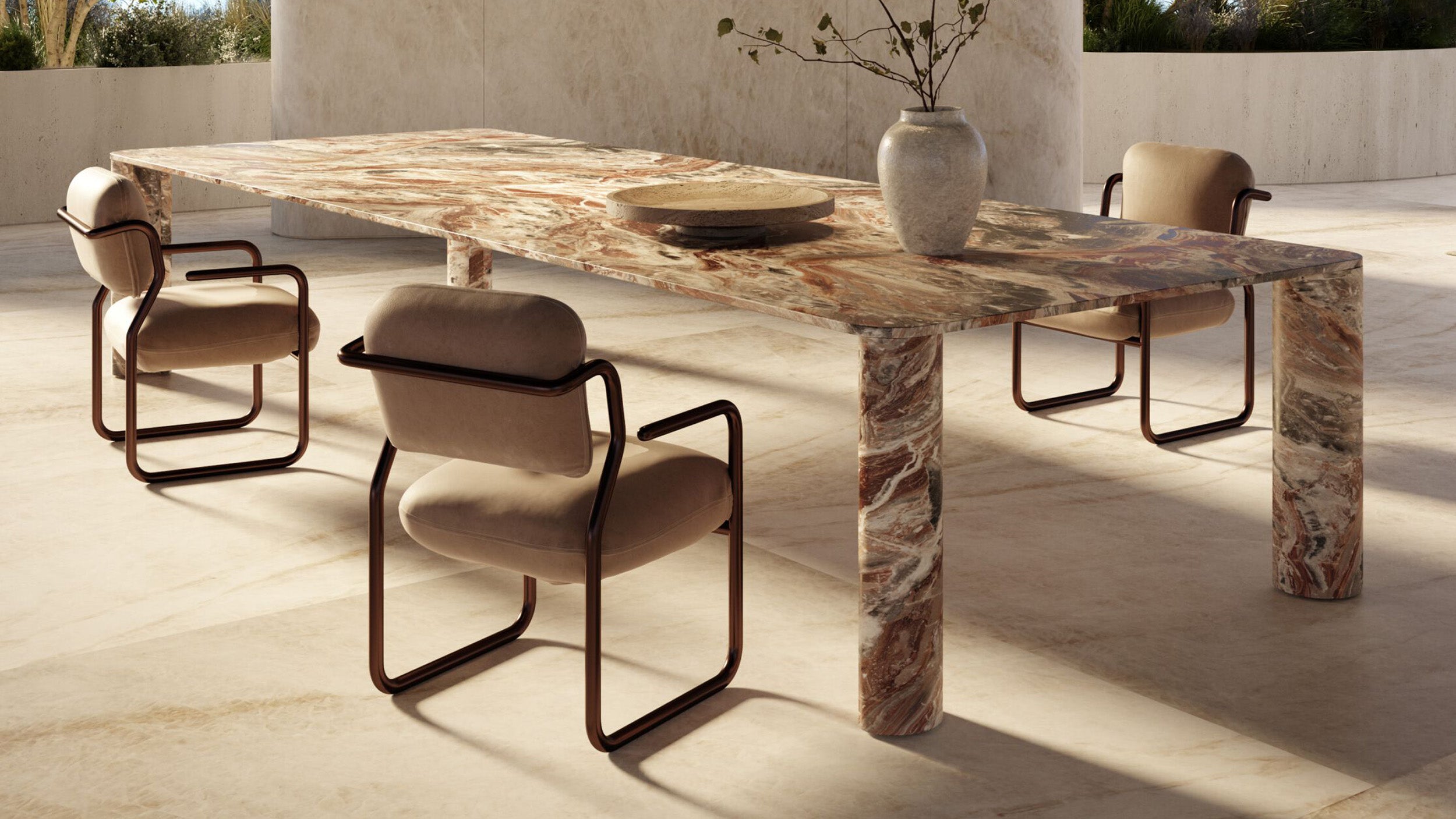 Desktop / Michelangelo Dinner Table by Exteta