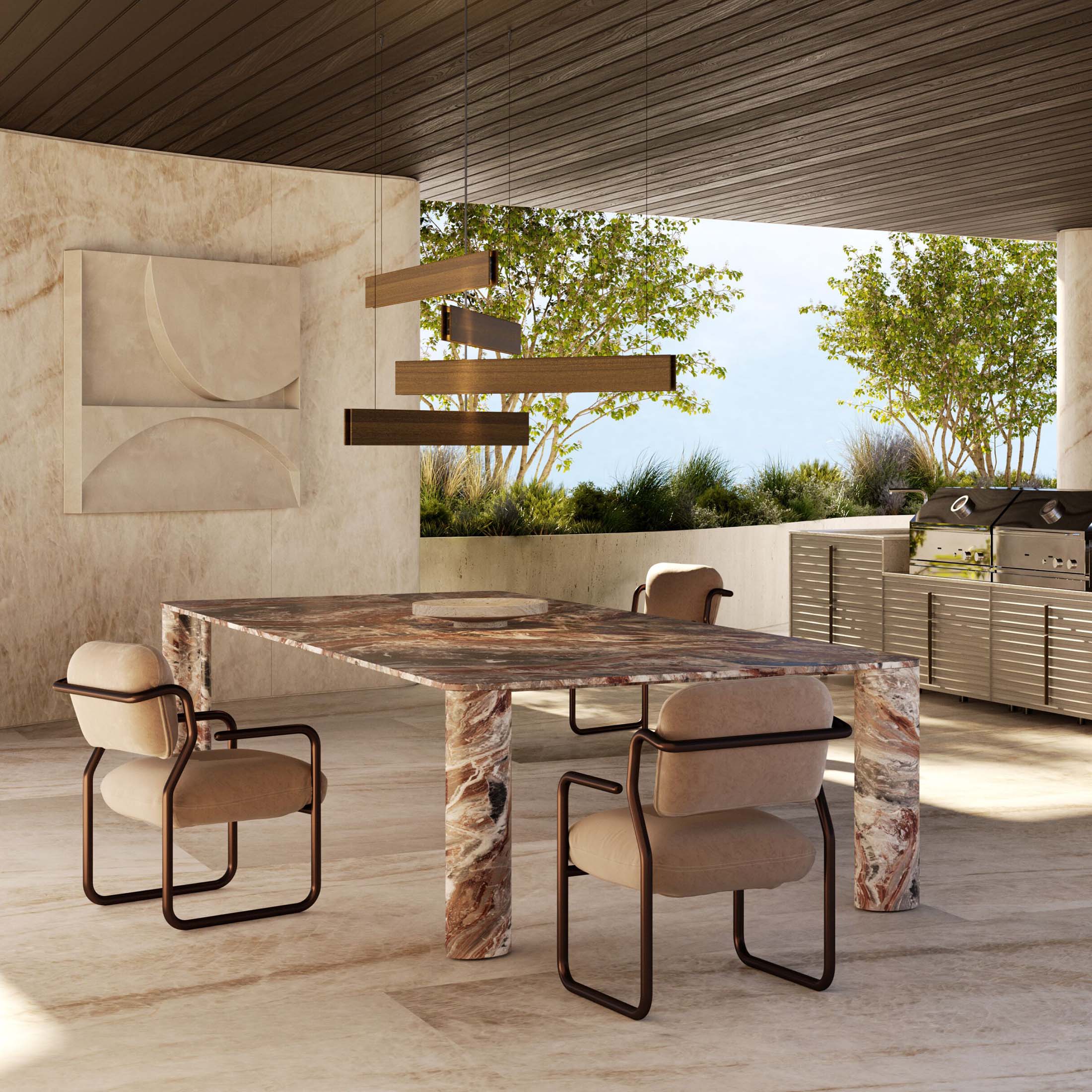 Mobile / Michelangelo Dinner Table by Exteta