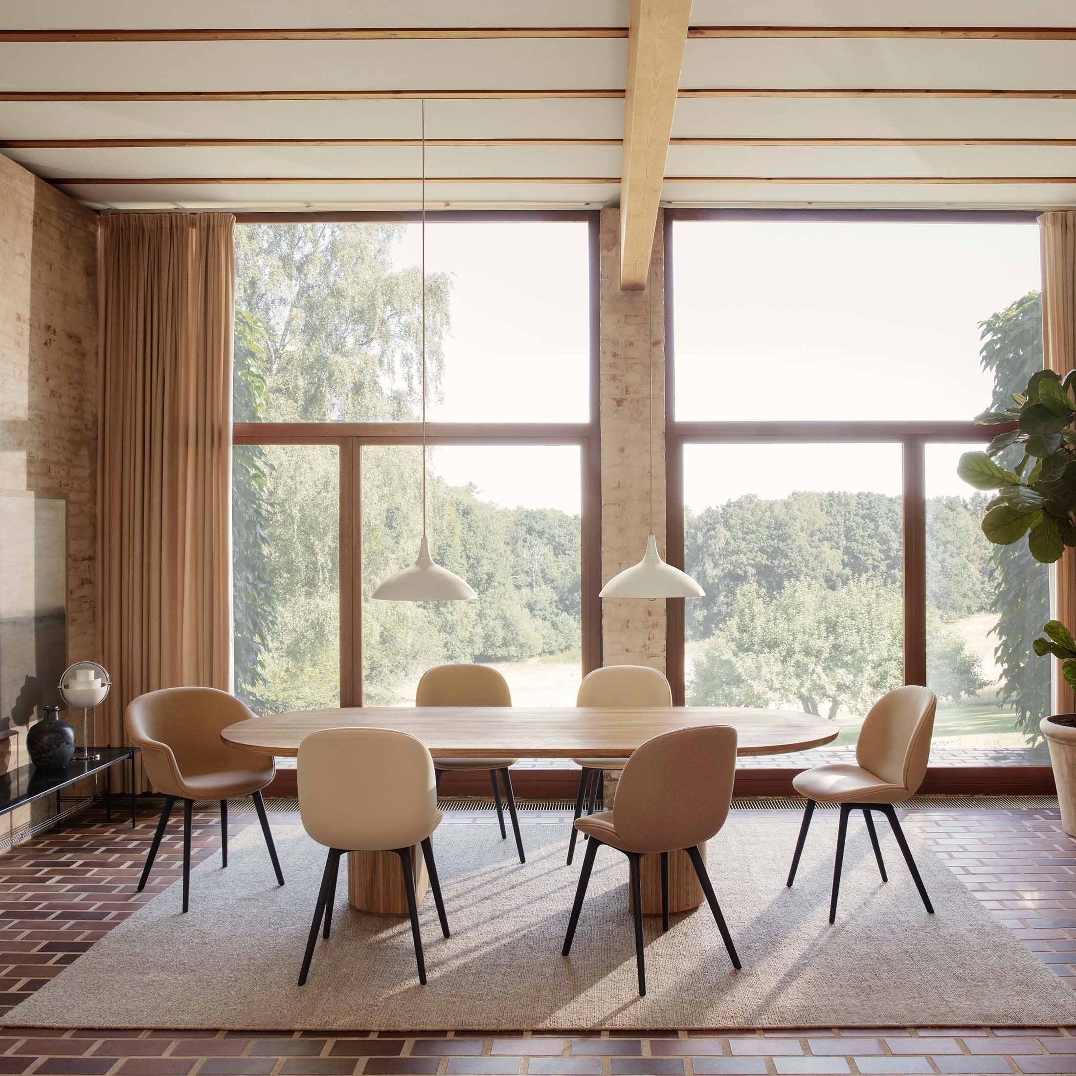 Mobile / Moon Dining Table, designed by Space Copenhagen for Gubi