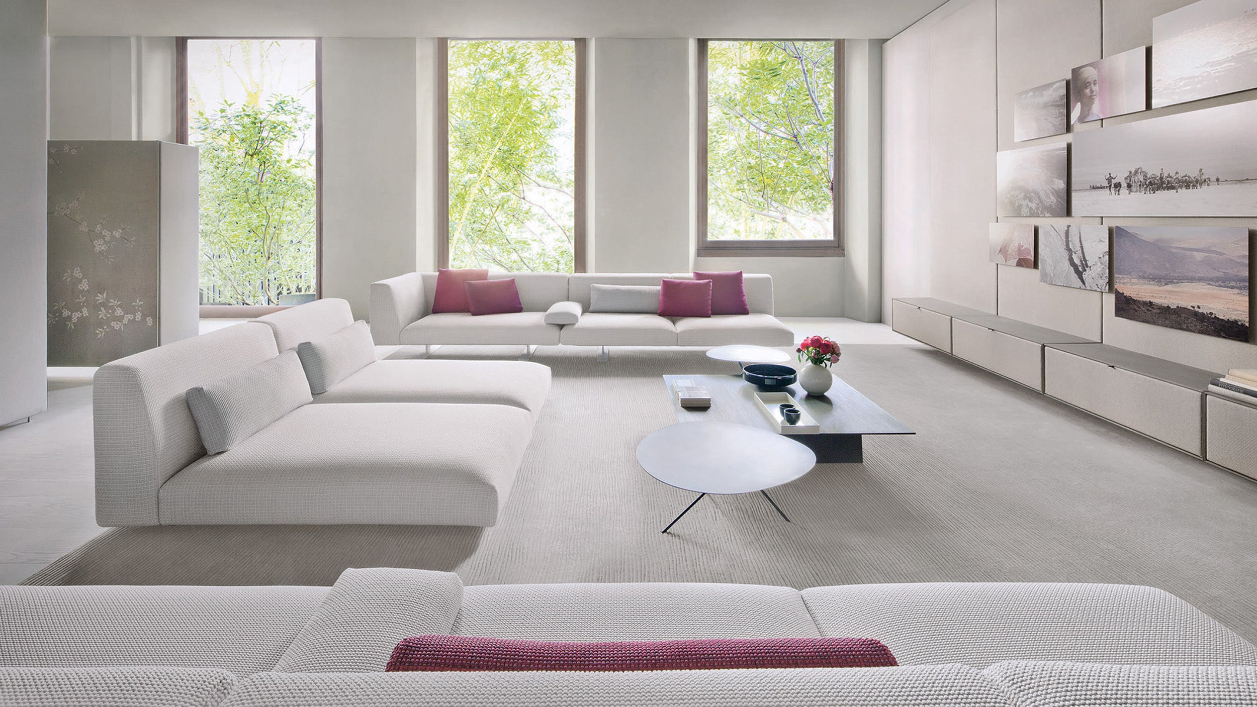 Desktop / Move Sofa, designed by Francesco Rota for Paola Lenti
