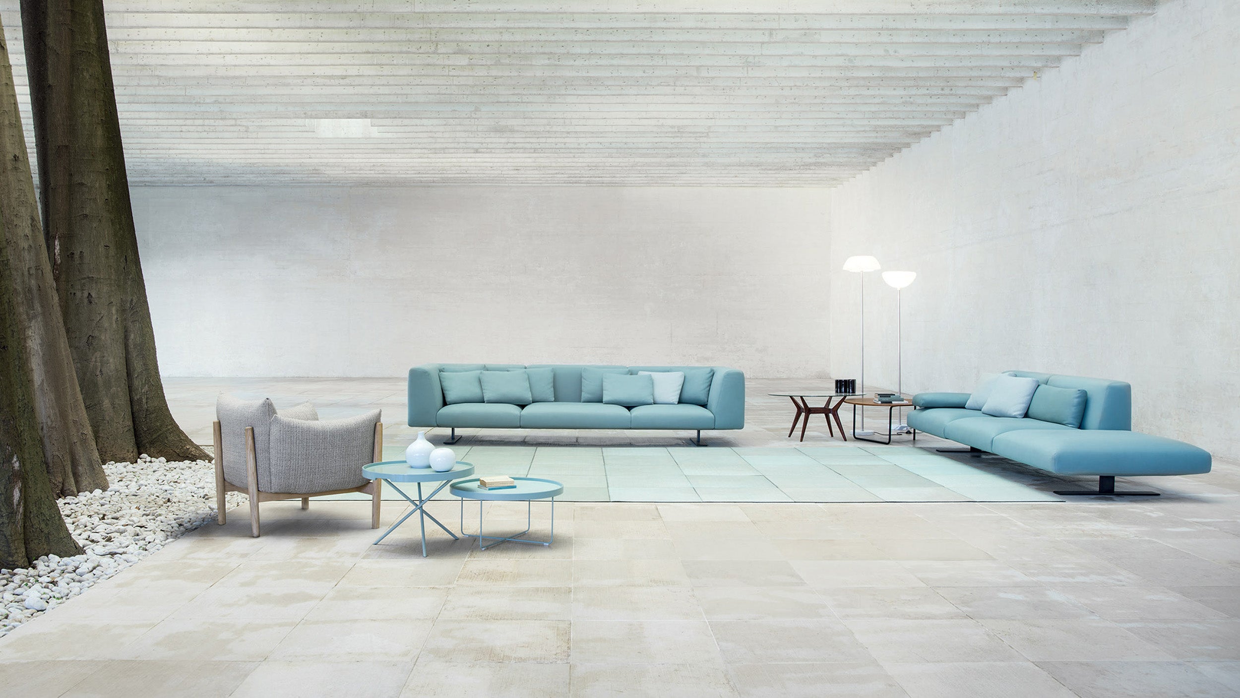 Desktop / Move Sofa, designed by Francesco Rota for Paola Lenti