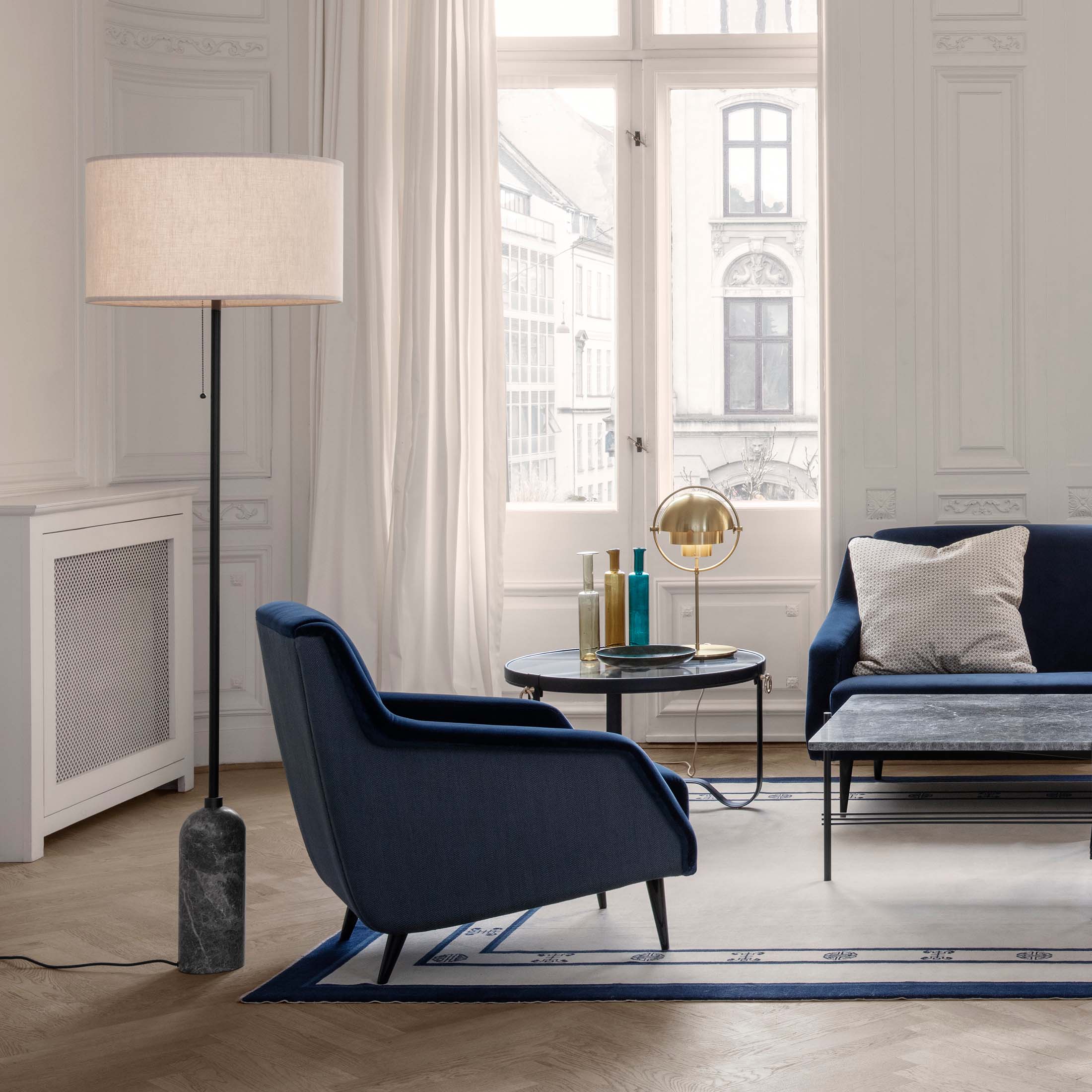 Brass - Shiny Brass / Mobile / Multi-Lite Table Lamp, designed by Louis Weisdorf for Gubi