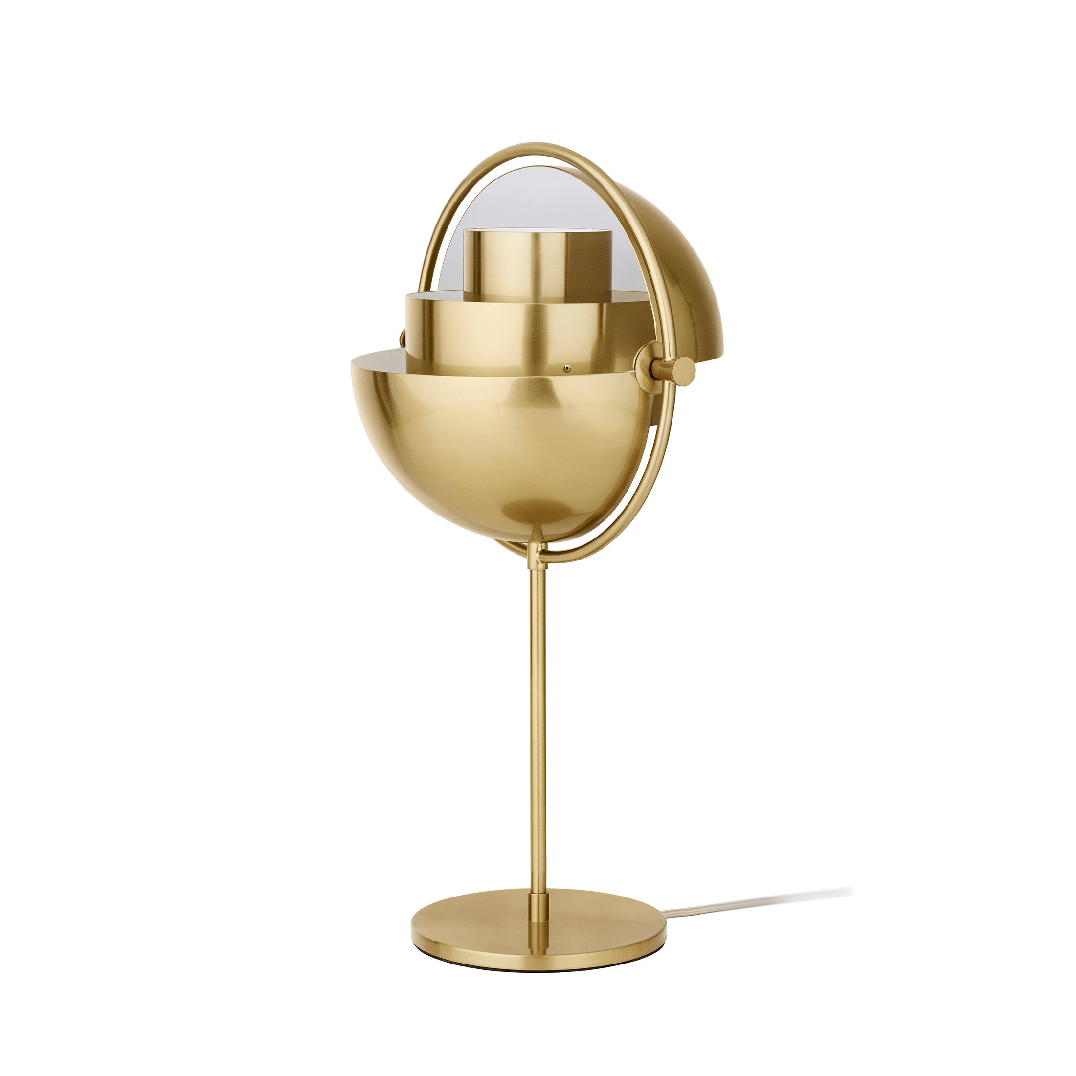 Brass - Shiny Brass / Mobile / Multi-Lite Table Lamp, designed by Louis Weisdorf for Gubi