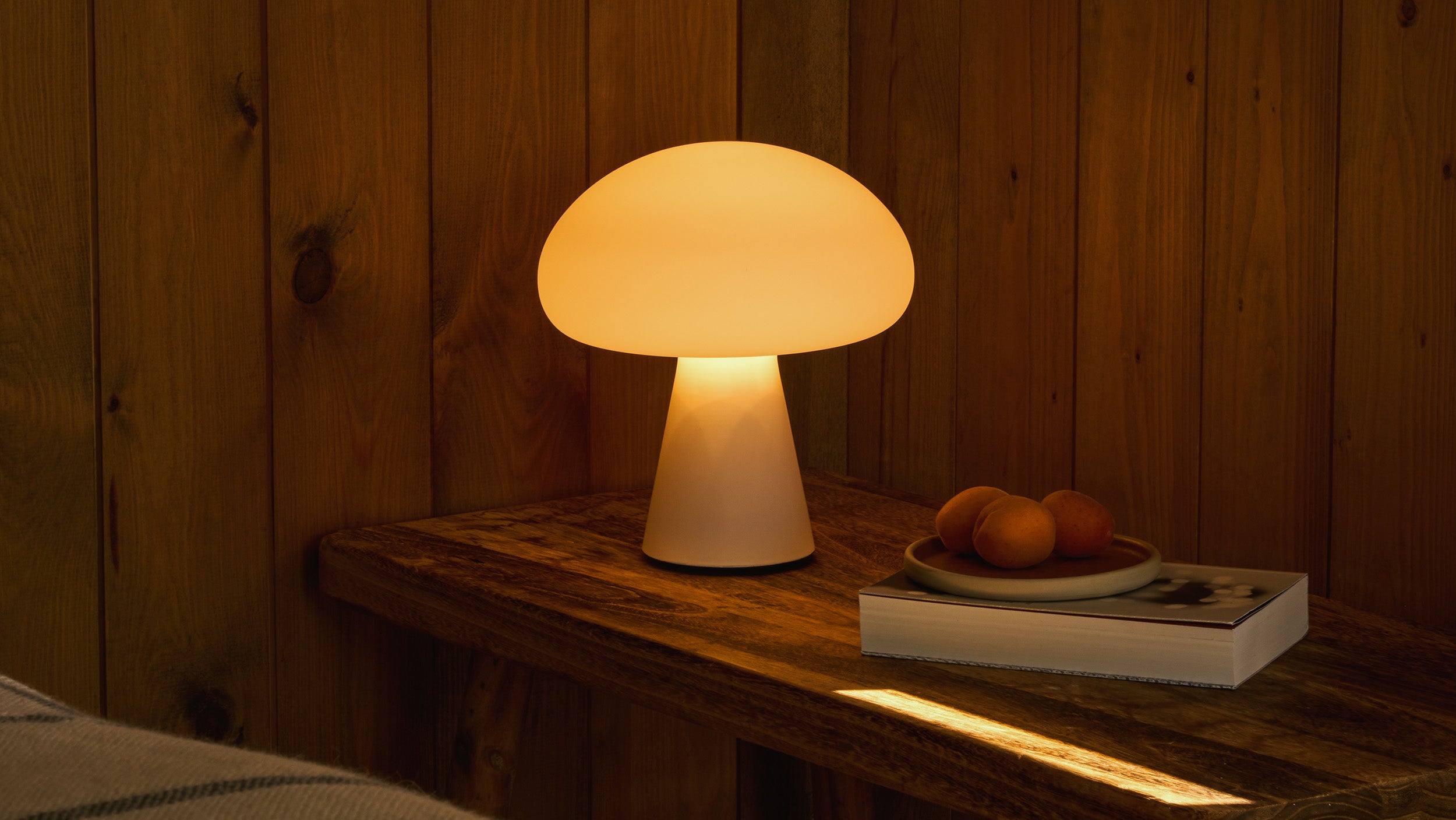 Mellow Yellow / Desktop / Obello Portable Lamp, designed by Mathieu Matégot for Gubi