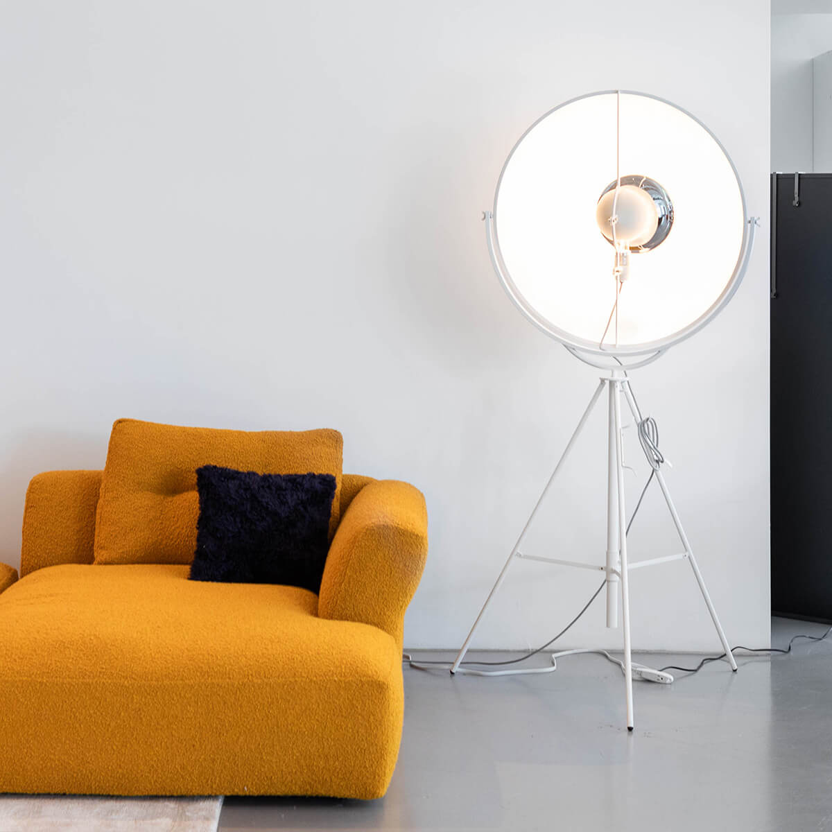 White / Mobile / BlackMenu / Fortuny Floor Lamp, designed by Mariano Fortuny