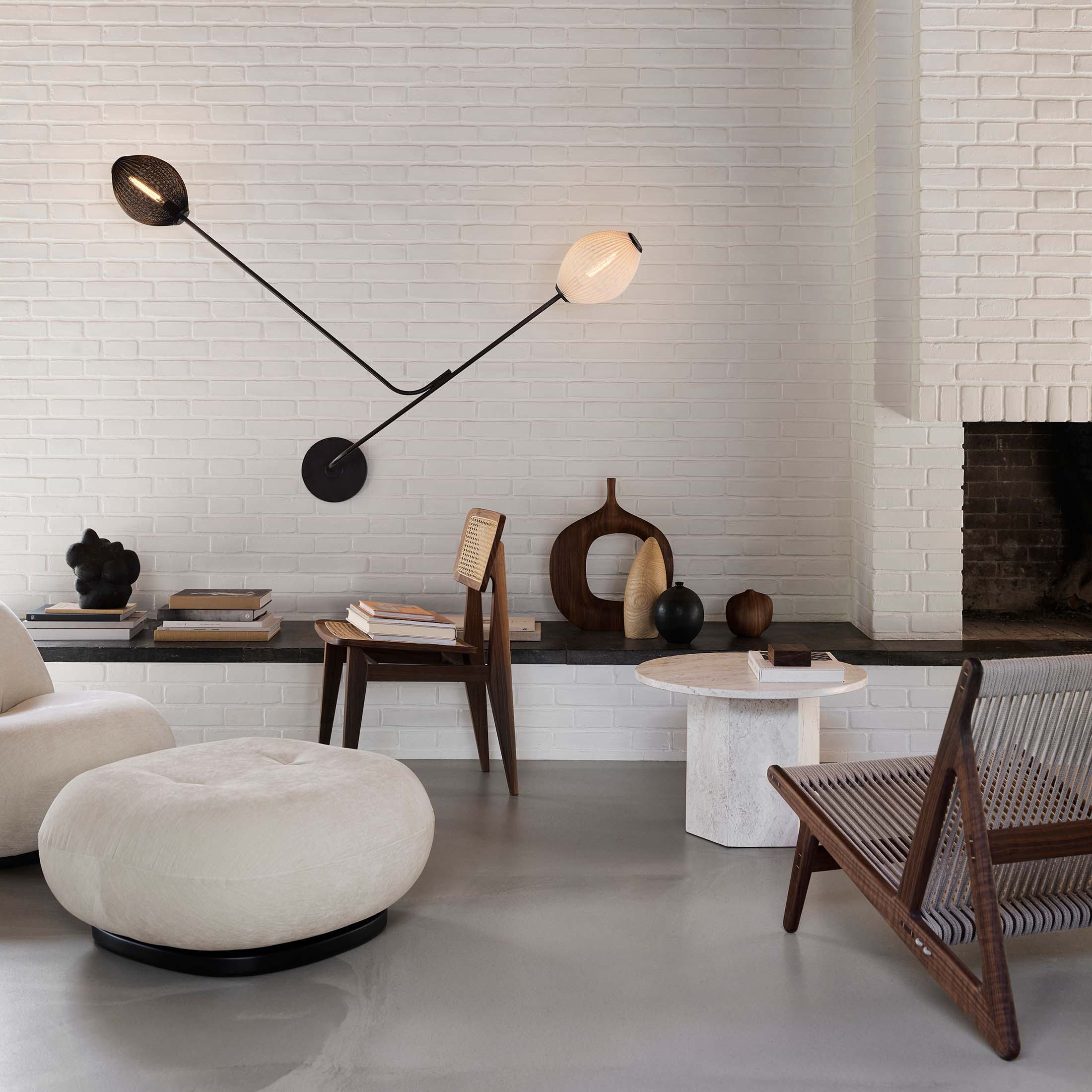 Mobile / Pacha Ottoman, designed by Pierre Paulin and made by Gubi