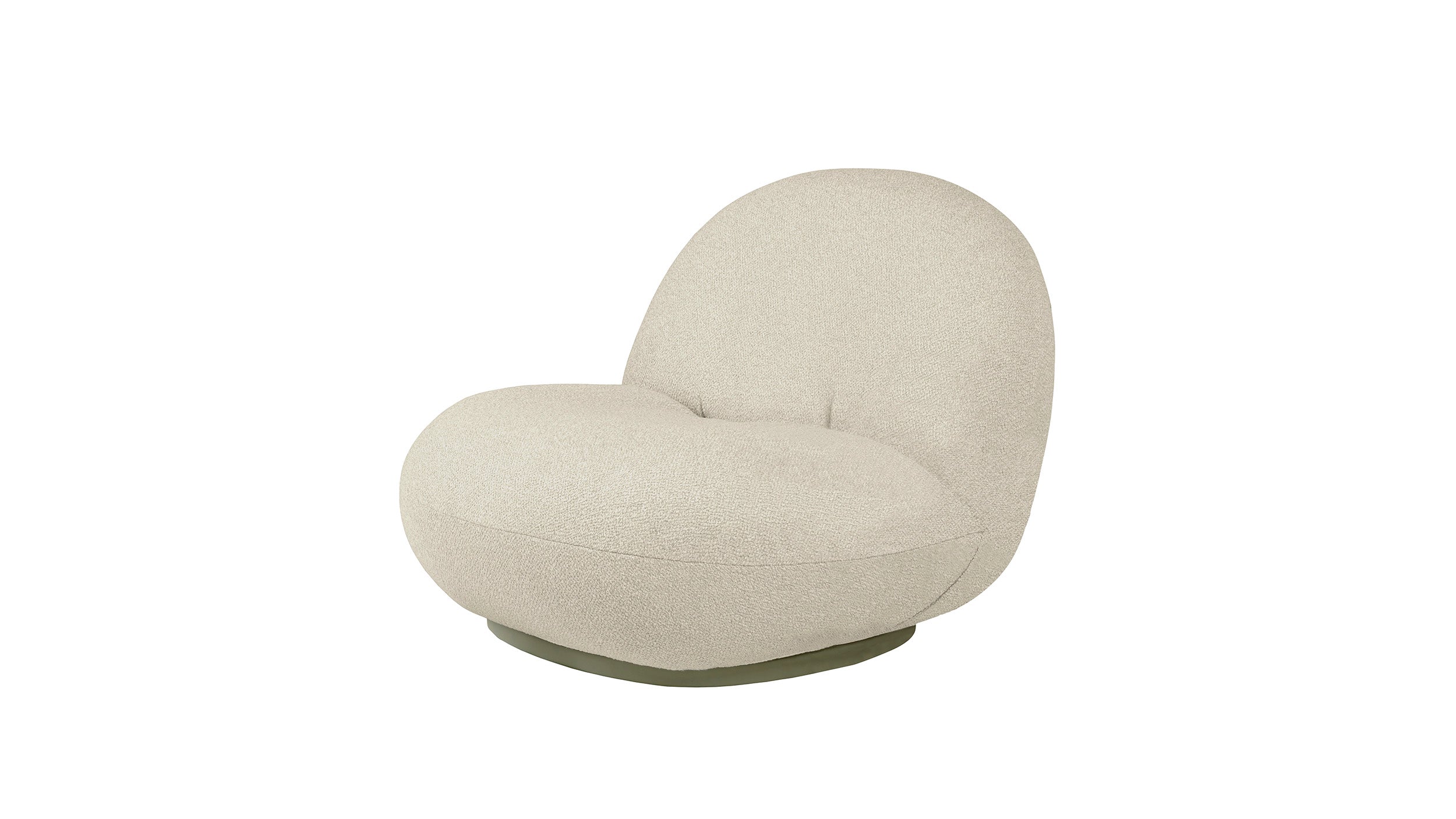 Desktop / Pacha Lounge Chair, designed by Pierre Paulin and made by Gubi