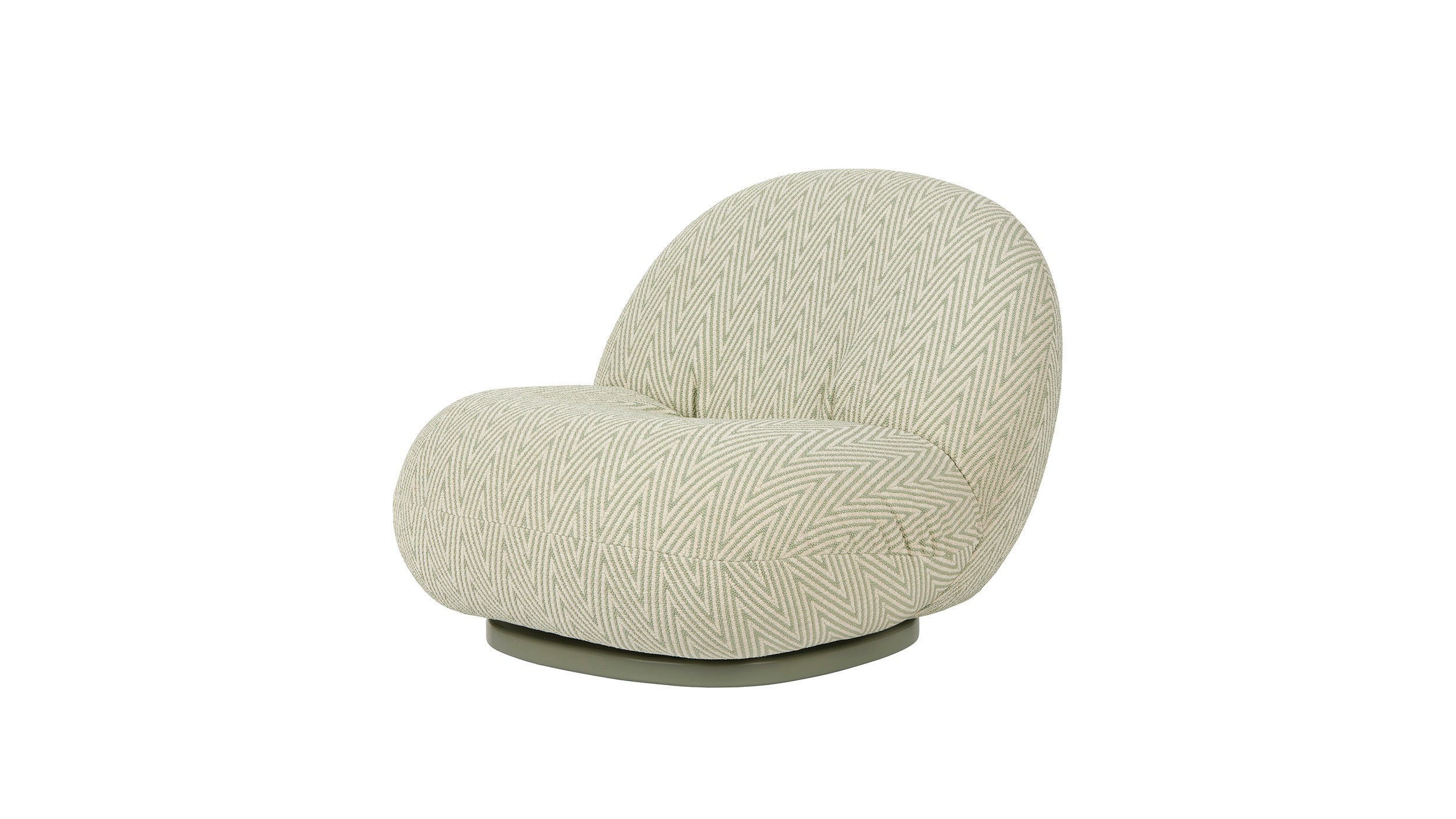 Desktop / Pacha Lounge Chair, designed by Pierre Paulin and made by Gubi
