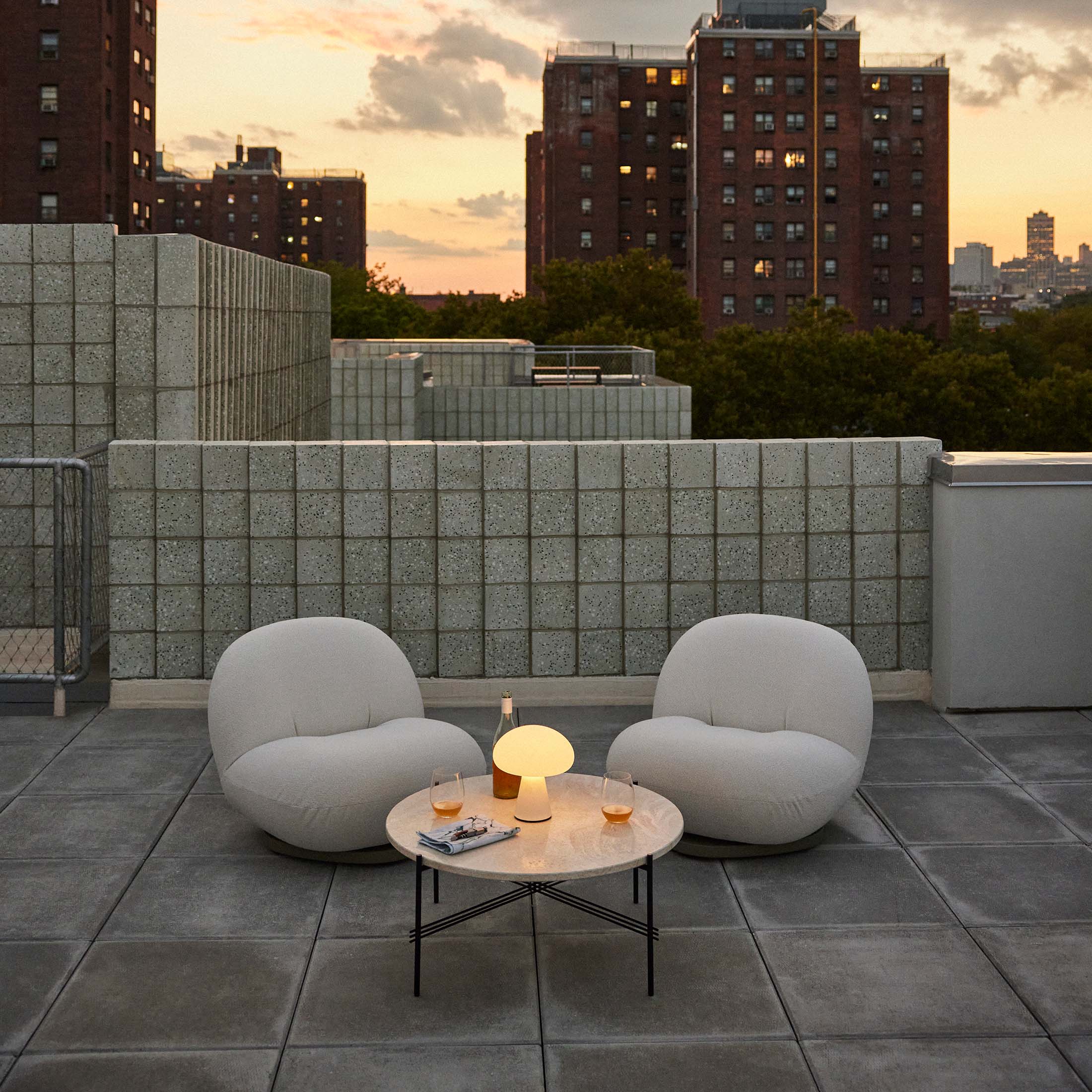 Mobile / Pacha Lounge Chair, designed by Pierre Paulin and made by Gubi