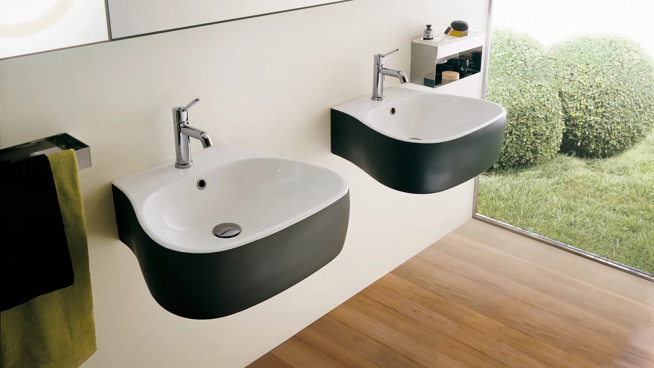 Desktop / Pear Washbasin, designed by Patricia Urquiola for Agape