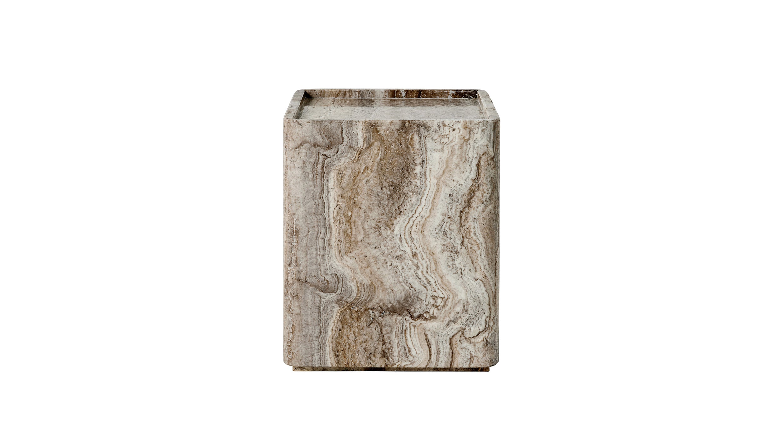 Desktop / Pietra Side Table, designed by GamFratesi and made by Gubi