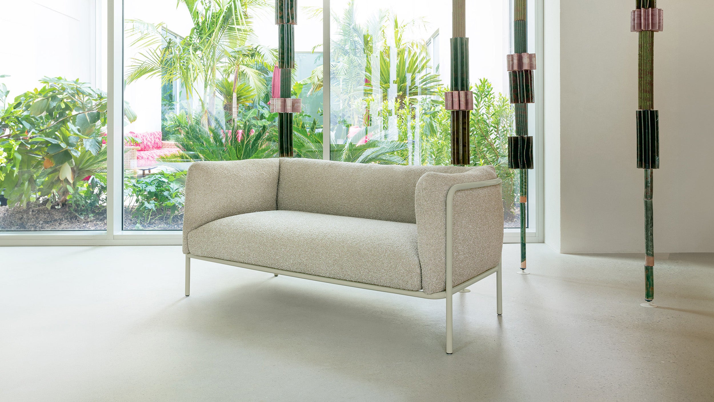 Desktop / Pli Outdoor Sofa, designed by Bertrand Lejoly for Paola Lenti