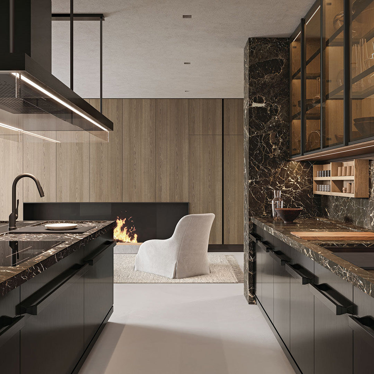 Mobile / Proxima Kitchen, designed by Antonio Citterio for Arclinea