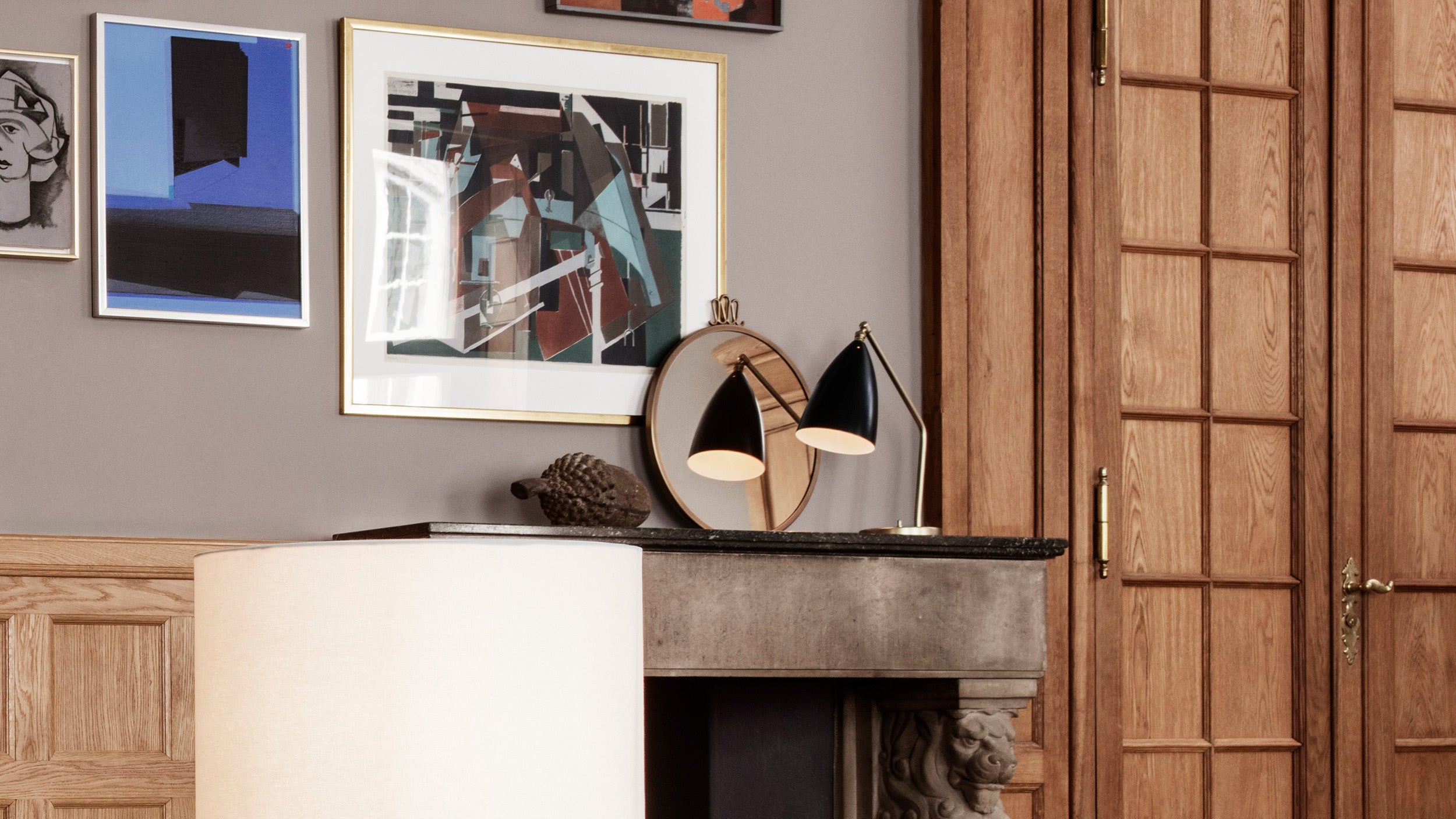 Desktop / Randaccio Wall Mirror, designed by Gio Ponti and made by Gubi