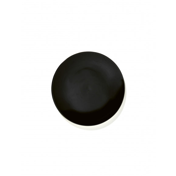 7 inches / Desktop / BlackMenu / Dé Solid Glossy Black Plate