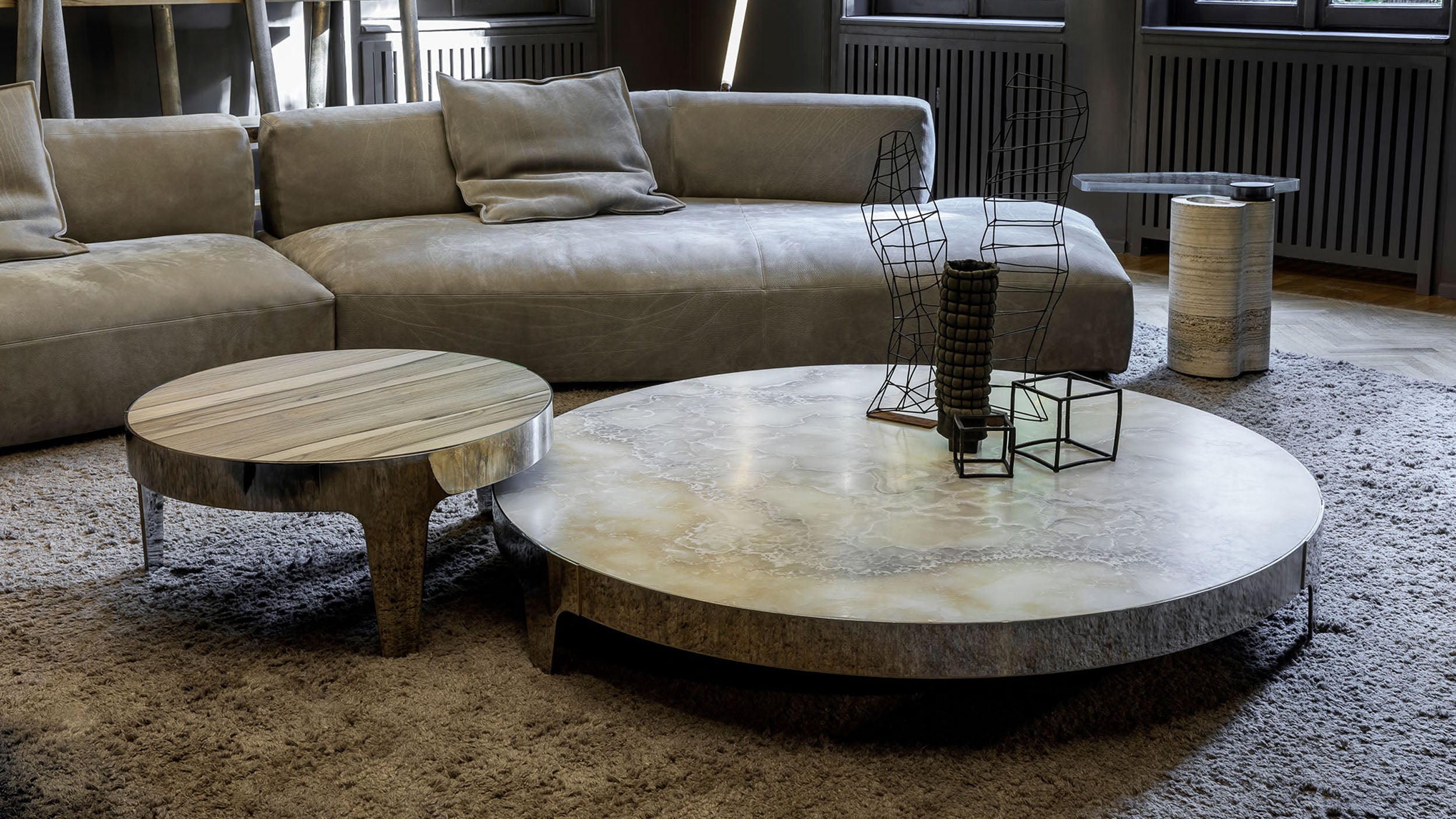 Desktop / SR Coffee Table, designed by Massimo Castagna for Henge