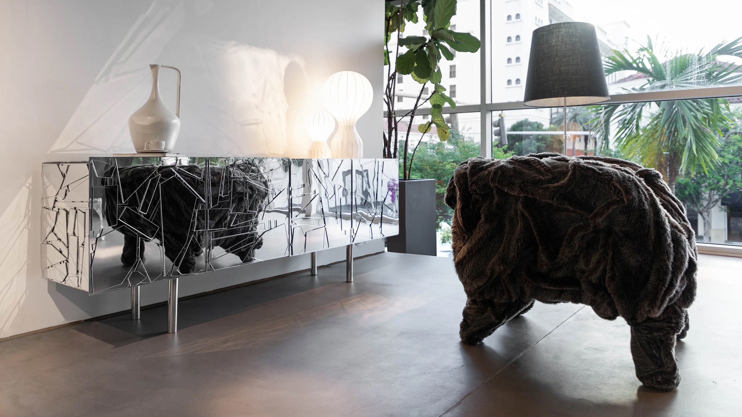 Desktop / Scrigno Cabinet, designed by Fernando and Humberto Campana for Edra
