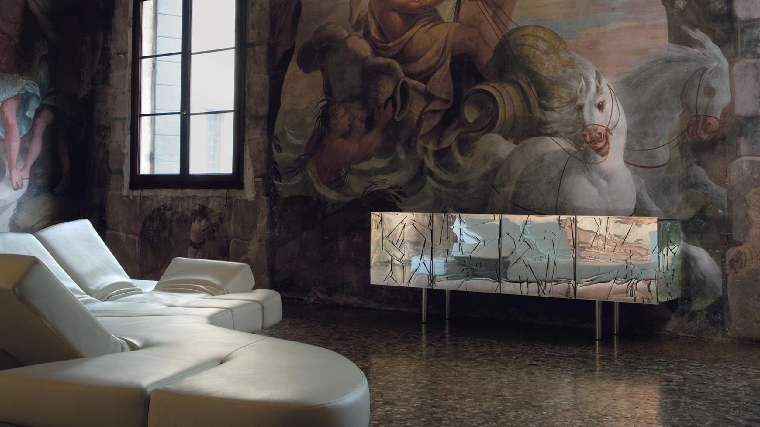 Desktop / Scrigno Cabinet, designed by Fernando and Humberto Campana for Edra