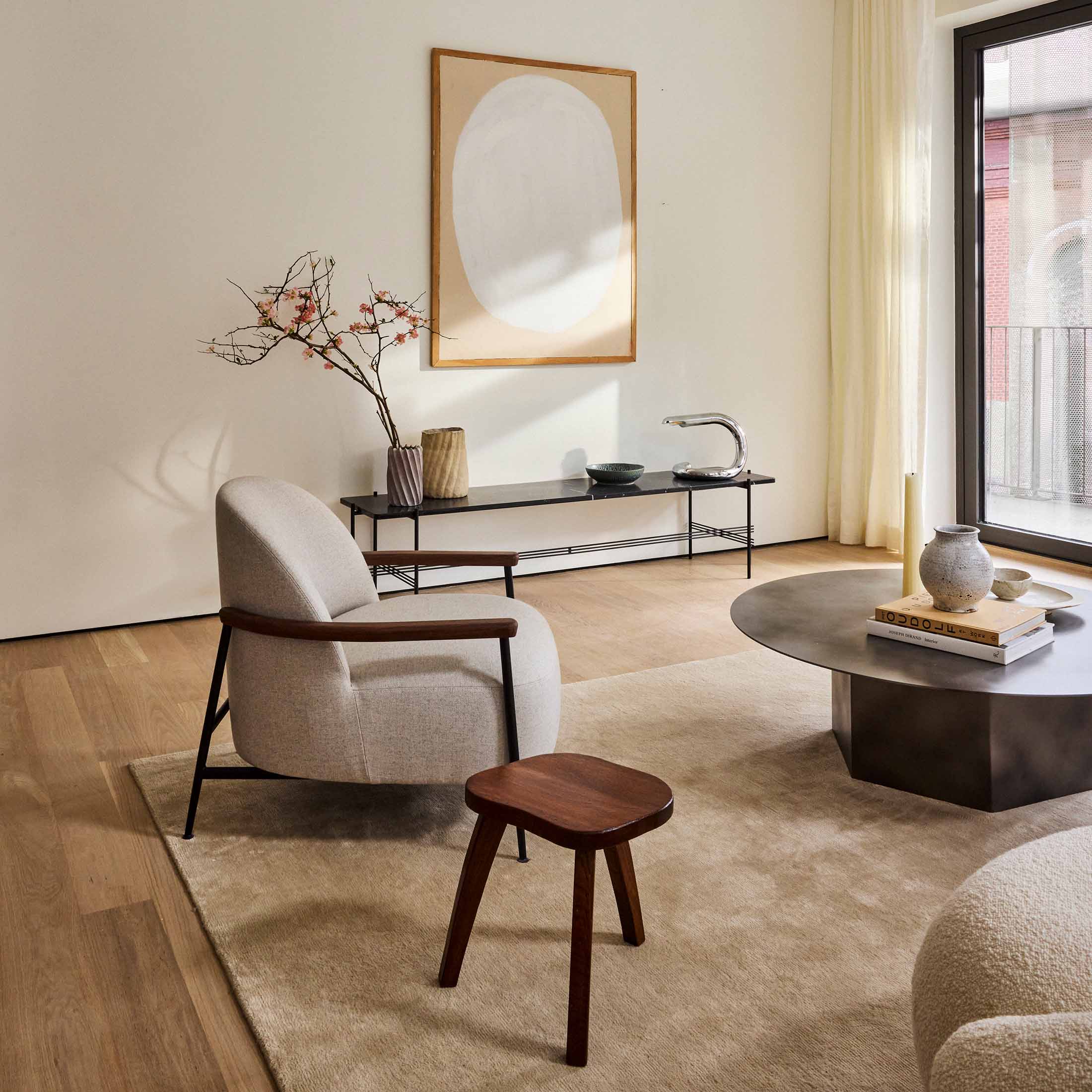 Mobile / Sejour Lounge Chair, designed by GamFratesi and made by Gubi