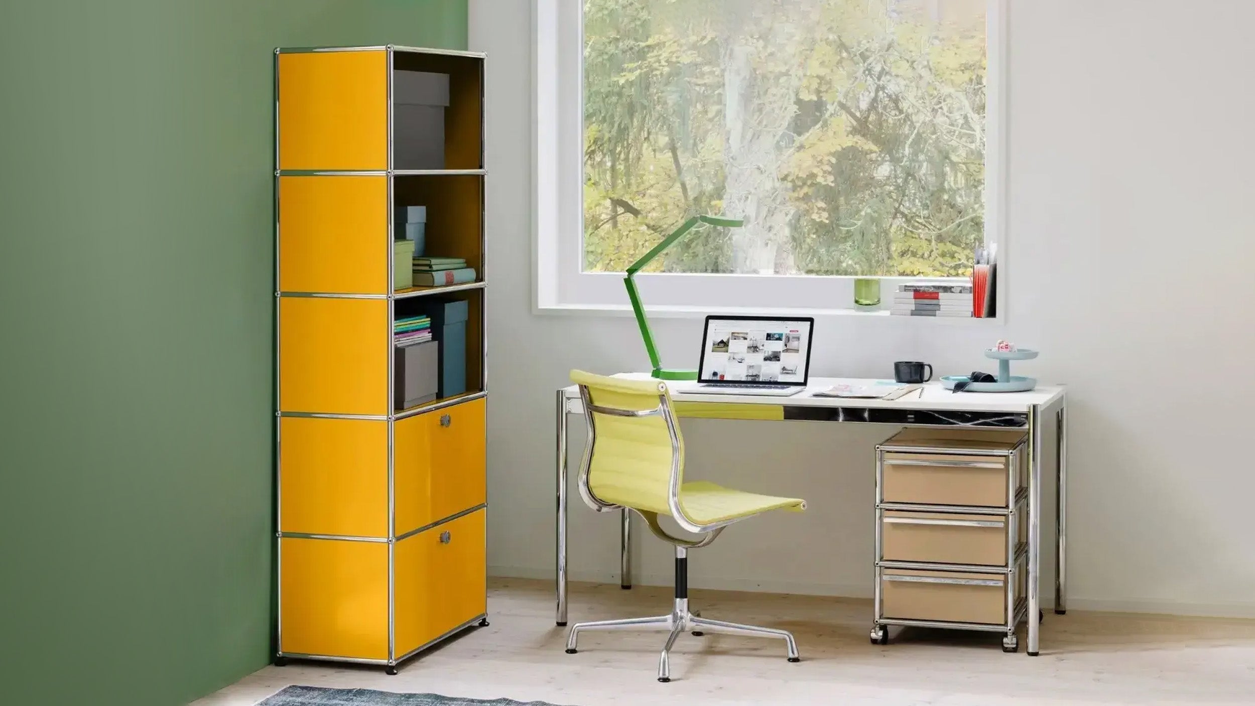Desktop / Shelving (R1), made by USM Haller