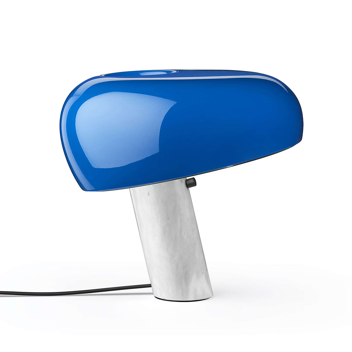 Blue / Mobile / Snoopy, Flos Table Lamp, designed by Achille Castiglioni and Pier Giacomo Castiglioni made by Flos