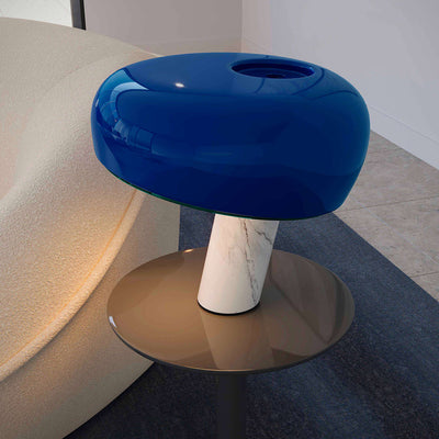 Blue / Mobile / Snoopy, Flos Table Lamp, designed by Achille Castiglioni and Pier Giacomo Castiglioni made by Flos
