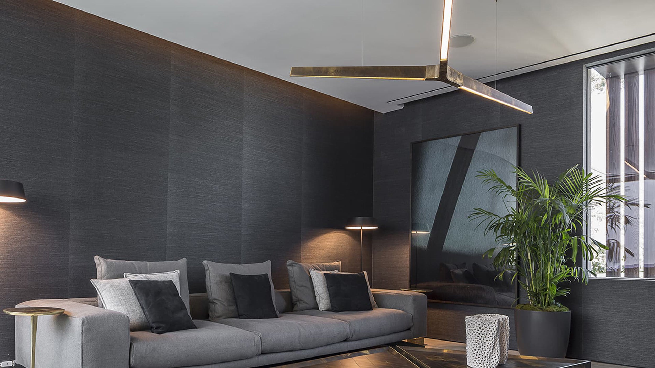 Desktop / Starlight Horizontal XL Pendant Light, designed by Massimo Castagna for Henge