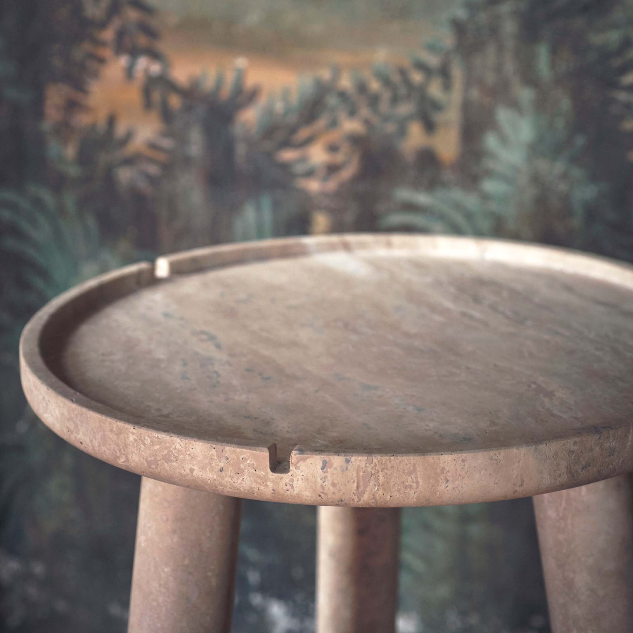 Exteta Coffee Table Stone Round Coffee Table