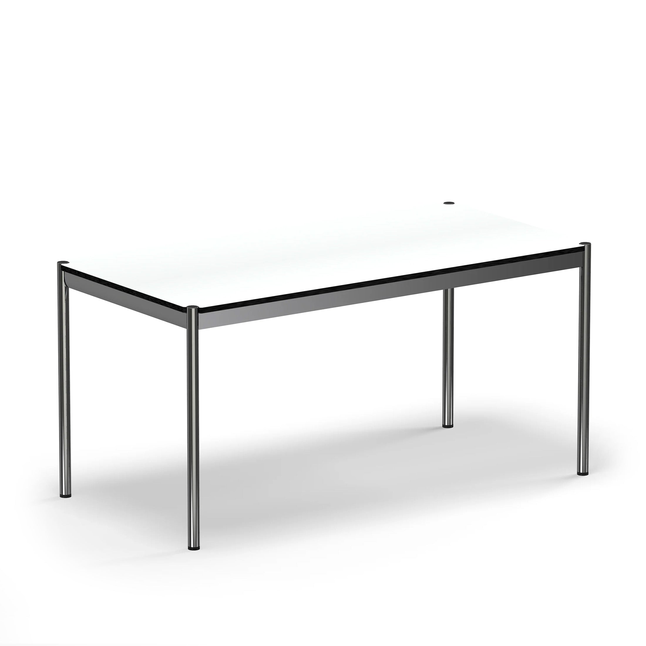 Mobile / Table Pearl Gray White Laminate (T59), made by USM Haller