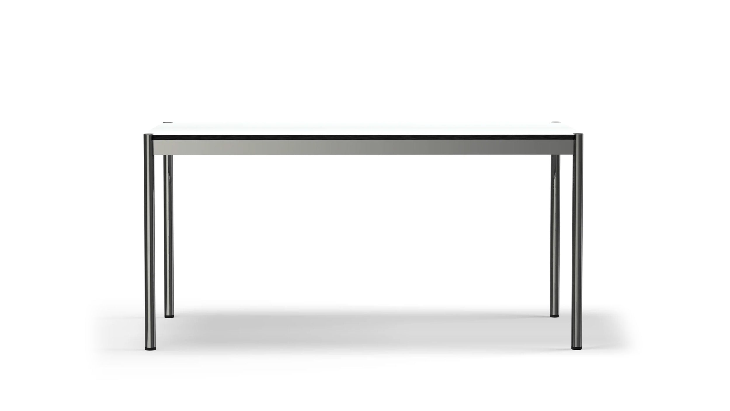 Desktop / Table Pearl Gray White Laminate (T59), made by USM Haller