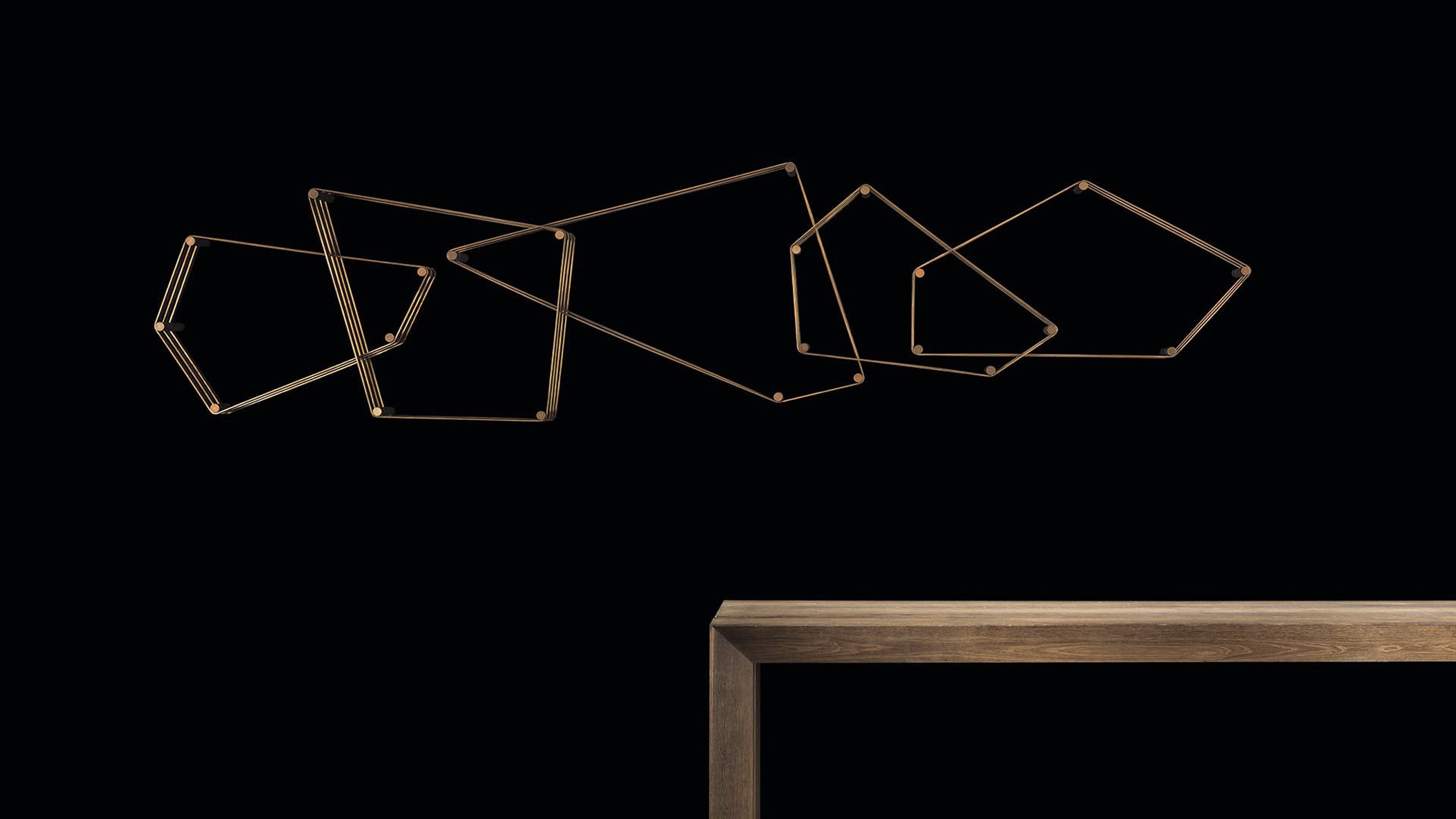 Desktop / Tangram Wall Mounted Shelving, designed by Massimo Castagna for Henge