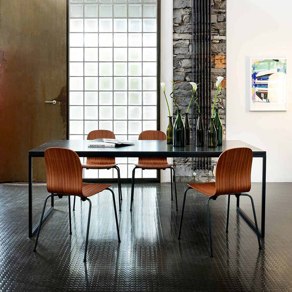 Mobile / Tate Wood Office Chair designed by Jasper Morrison for Cappellini