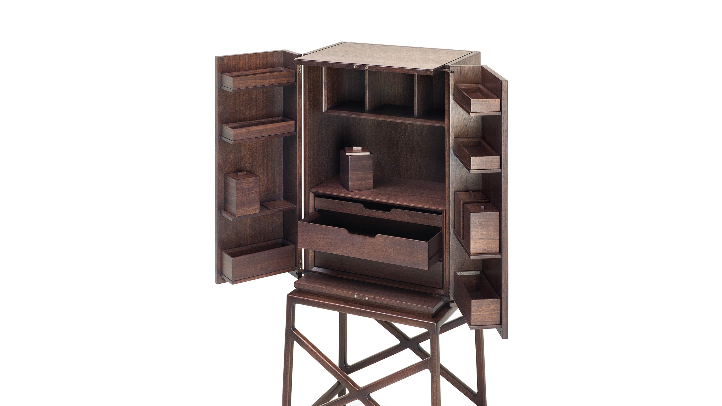 Desktop / Teahouse Cabinet by Christophe Pillet for Ceccotti Collezioni