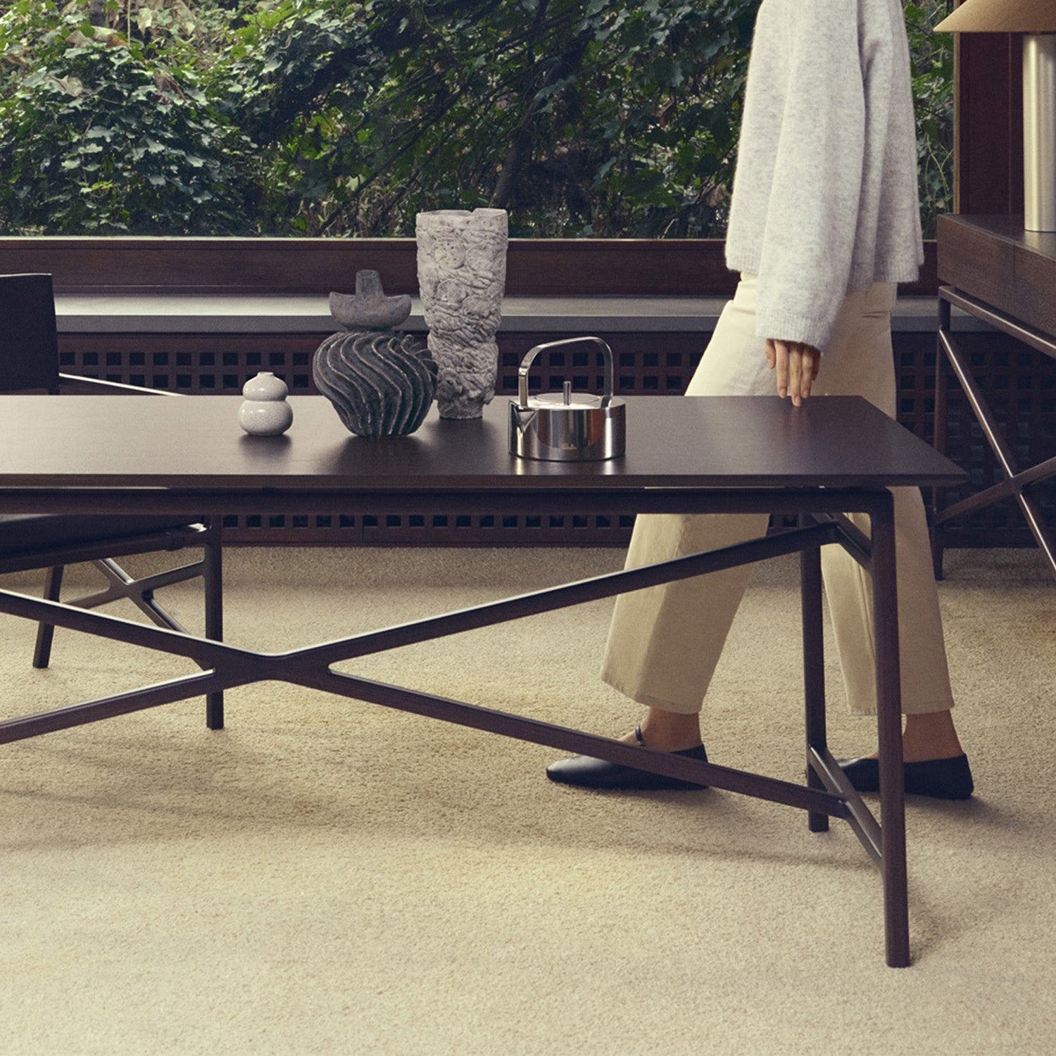 Mobile / Teahouse Table, designed by Christophe Pillet for Ceccotti Collezioni