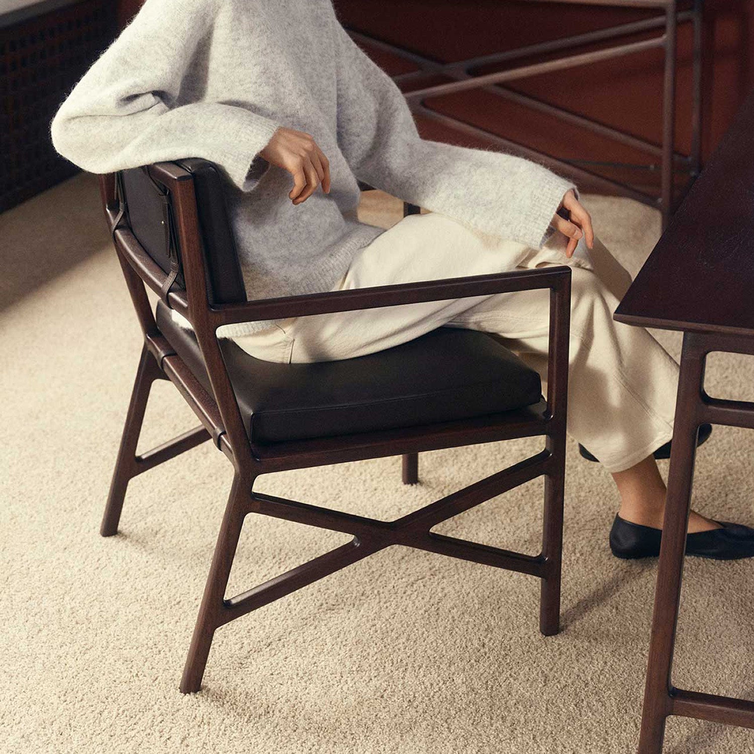 Mobile / Teahouse Chair, designed by Christophe Pillet for Ceccotti Collezioni